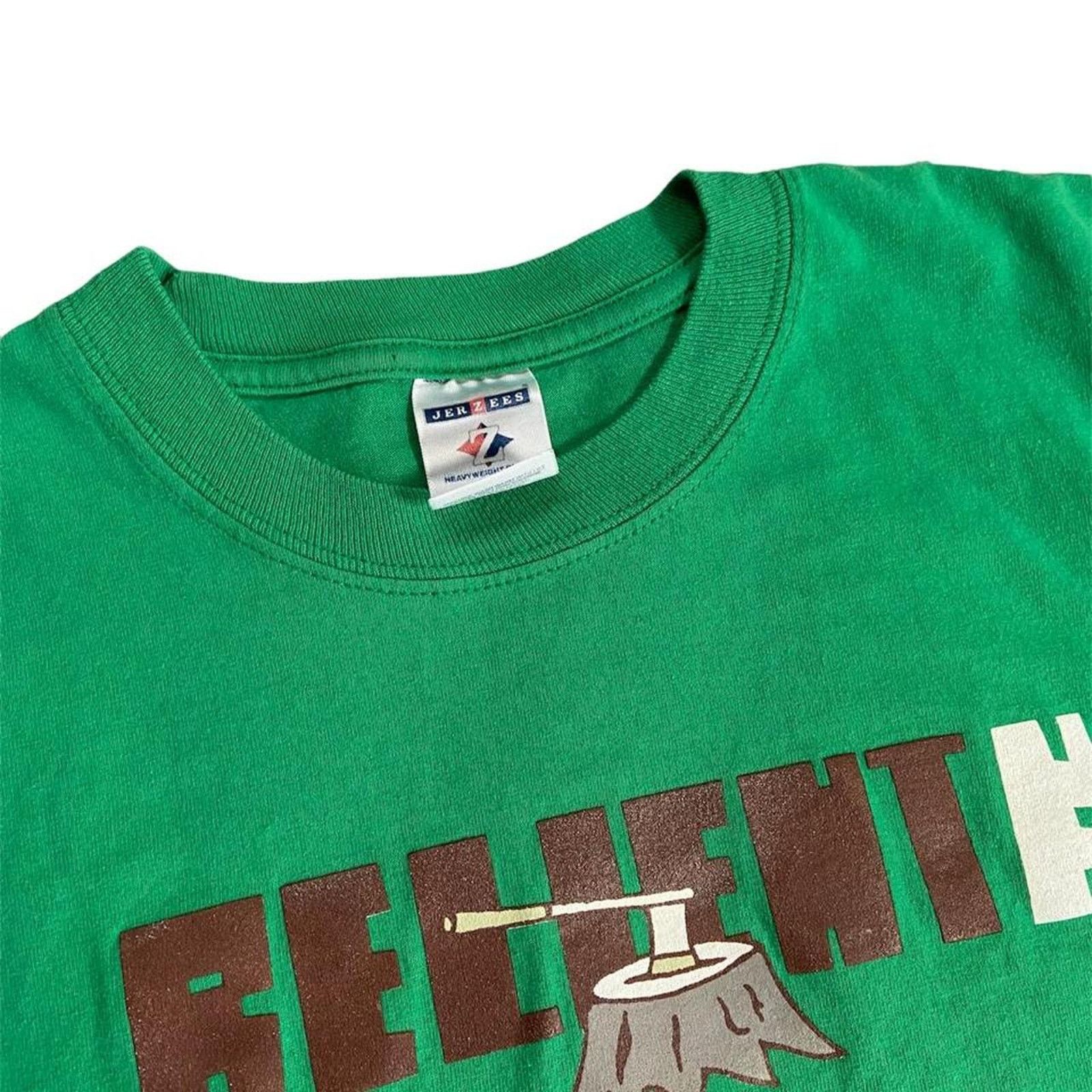 Jerzees Reliant k green band tee Size US XL / EU 56 / 4 - 3 Thumbnail
