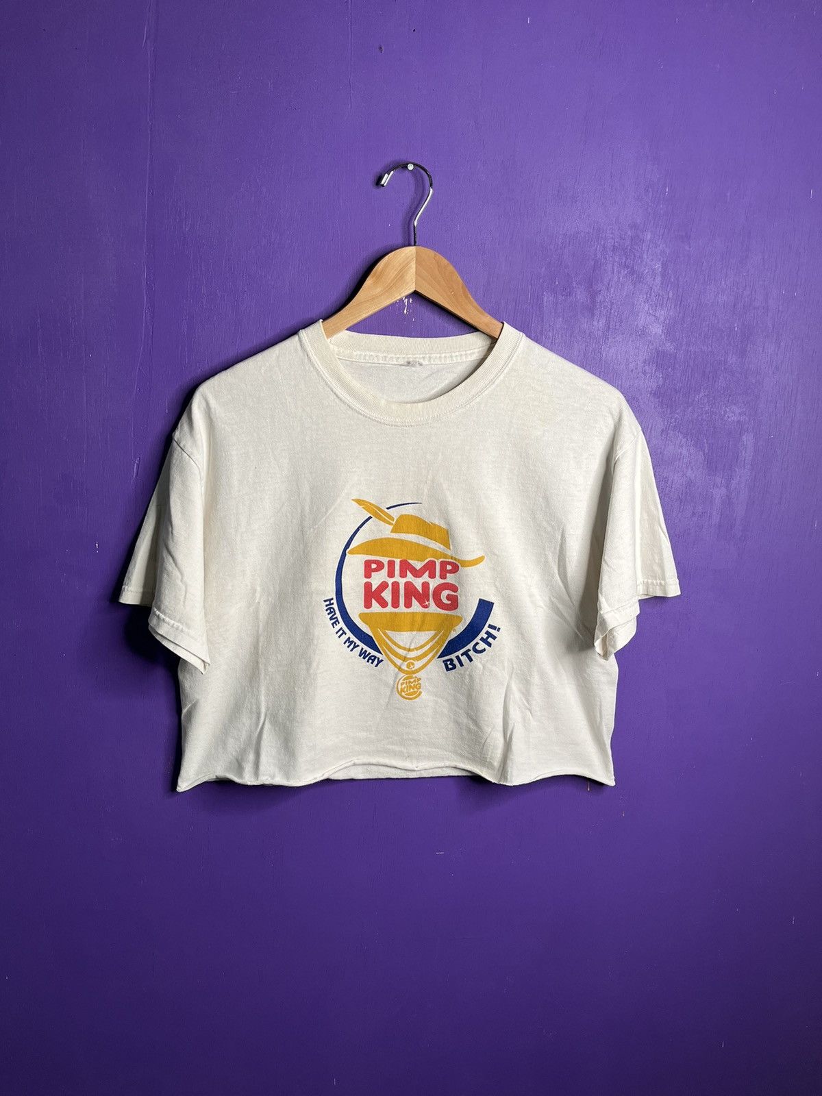 Vintage Vintage 00s Pimp king have it my way crop top Size M / US 6-8 / IT 42-44 - 1 Thumbnail