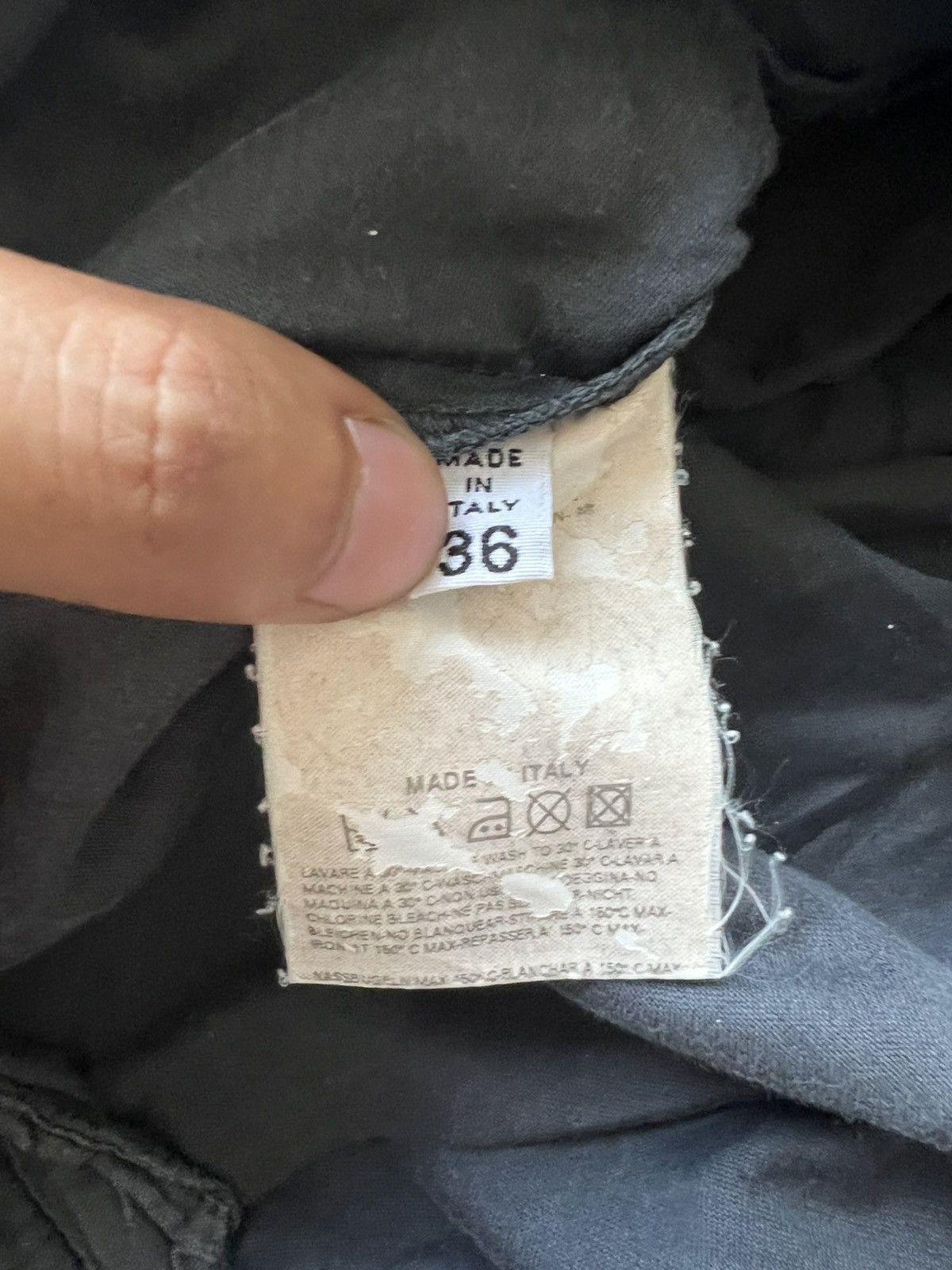 Maison Margiela 1990s Maison Margiela Light Weight Belt Strap Wide Leg Pants Size US 30 / EU 46 - 8 Thumbnail