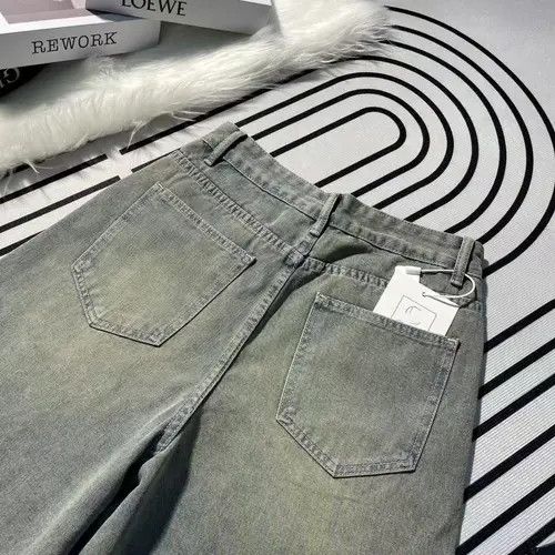 Other Blue washed distressed vintage straight denim shorts Size US 32 / EU 48 - 5 Thumbnail