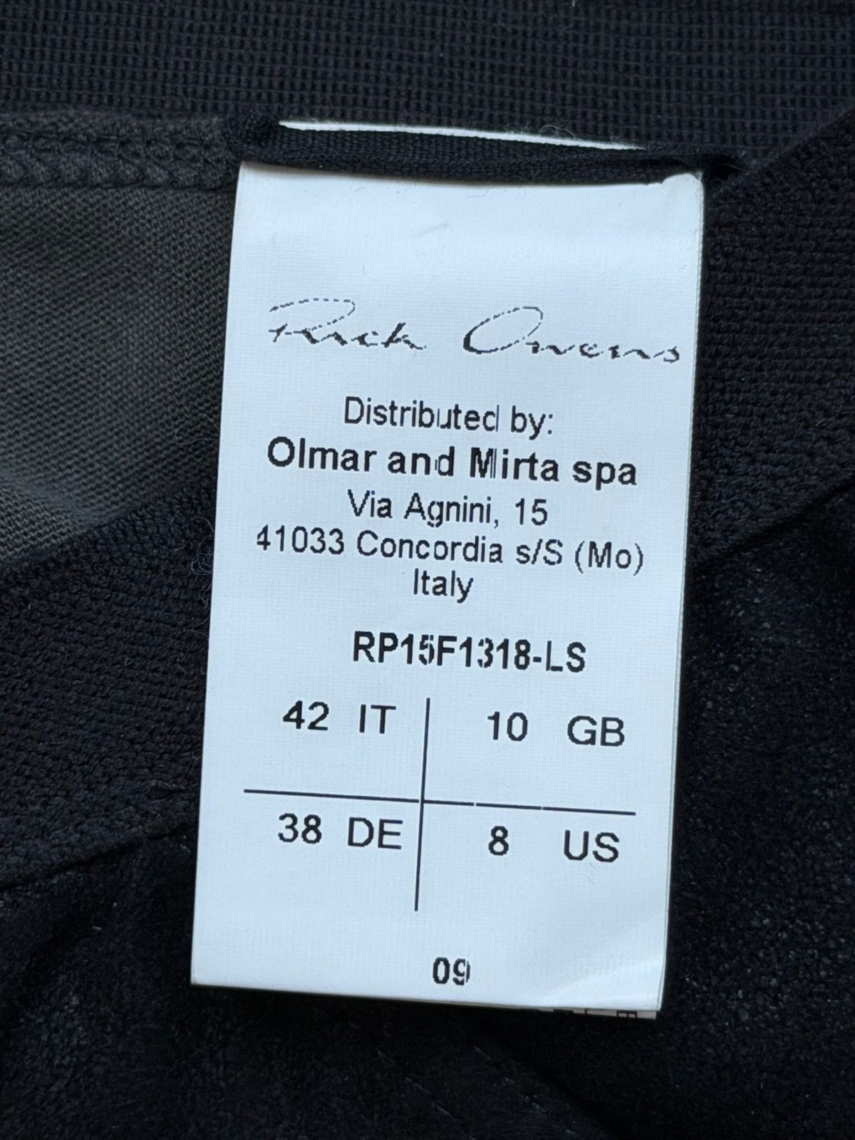 Rick Owens Rick Owens FW15 SPHINX Blistered Lamb Nagakin Leggings Size US 26 / EU 42 - 6 Thumbnail