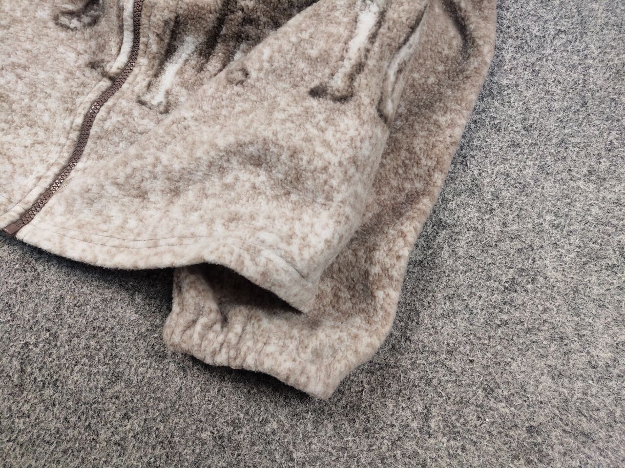 Japanese Brand Vintage 90's Fleece Zip Jacket Supreme Art Brown Wolf Hype Size US M / EU 48-50 / 2 - 5 Thumbnail