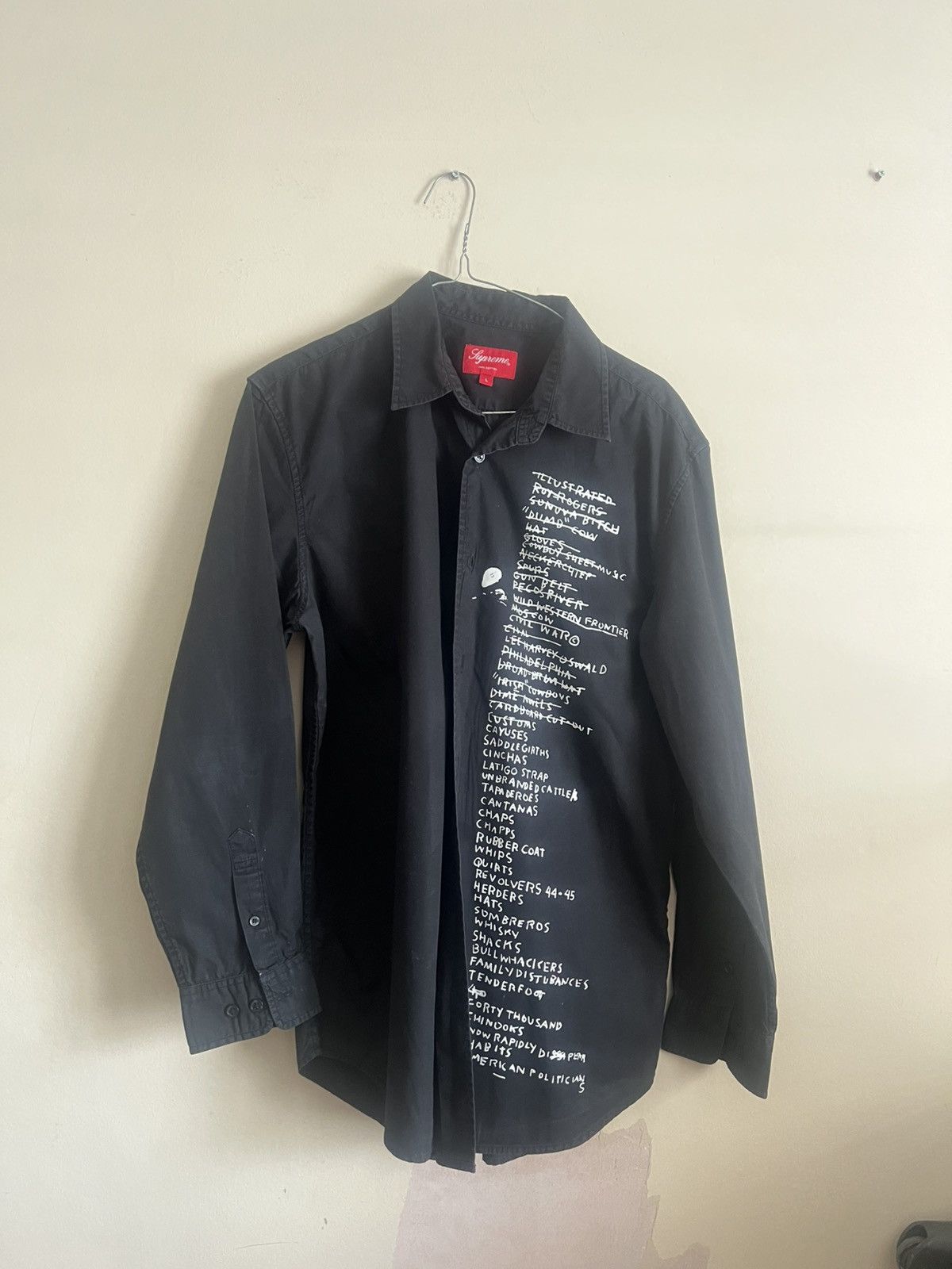 Supreme FW13 Jean-Michel Basquiat Shirt Size US L / EU 52-54 / 3 - 1 Thumbnail