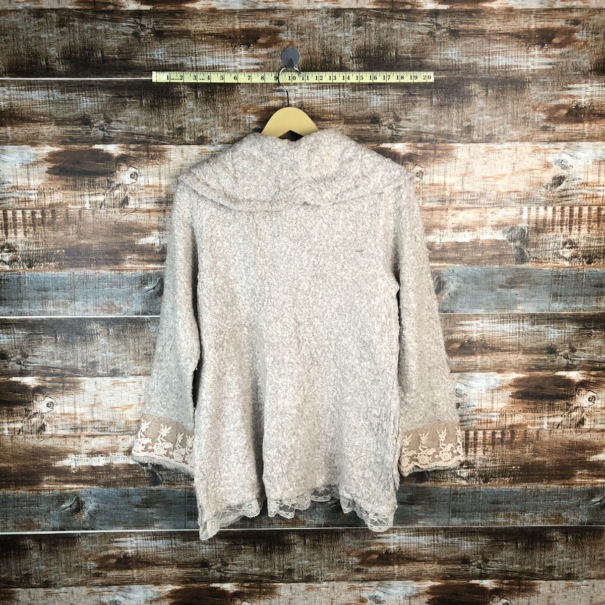 Homespun Knitwear Axes Femme Brown Cardigan Knitwear #A1856 Size S / US 4 / IT 40 - 11 Thumbnail