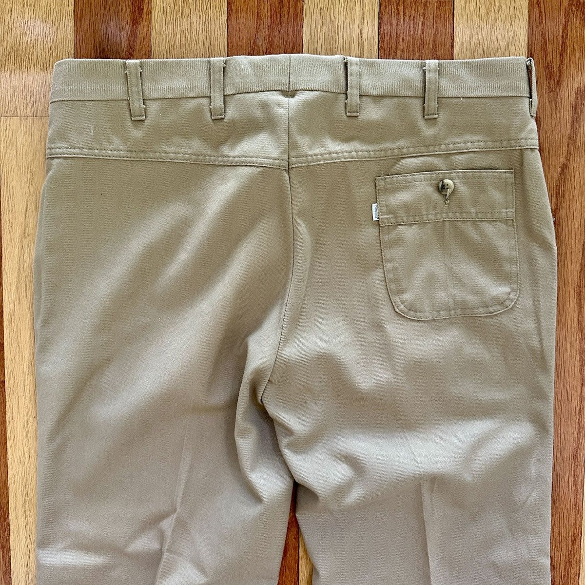 Levi's Vintage Clothing VINTAGE 1970s LEVI'S PANATELA CHINO PANTS WIDE FLARE 38/32 Size US 38 / EU 54 - 7 Thumbnail