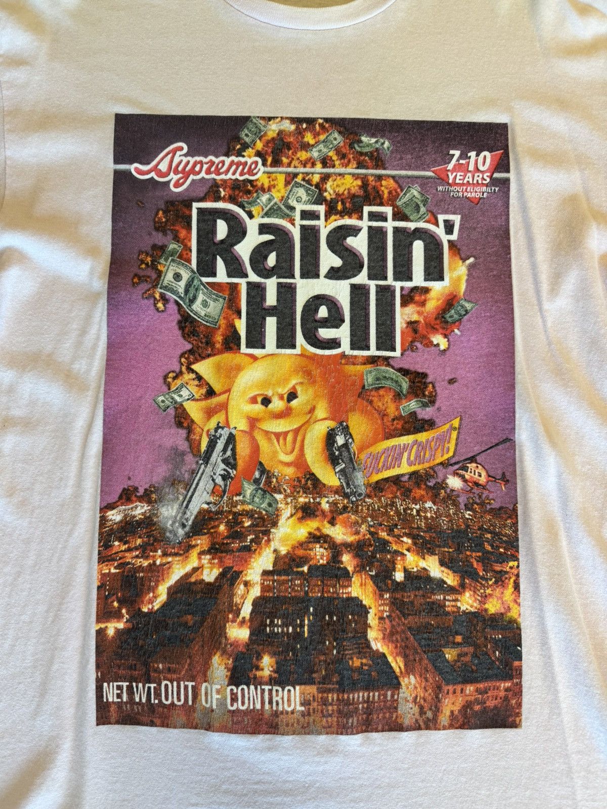 Supreme Supreme Raisin Hell Pink Tee Size US L / EU 52-54 / 3 - 2 Thumbnail