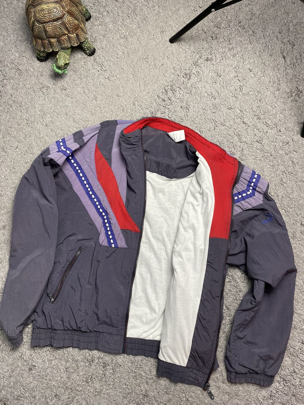 Puma Vintage Puma Retro style Nylon Track Jacket Size L Size US L / EU 52-54 / 3 - 5 Thumbnail