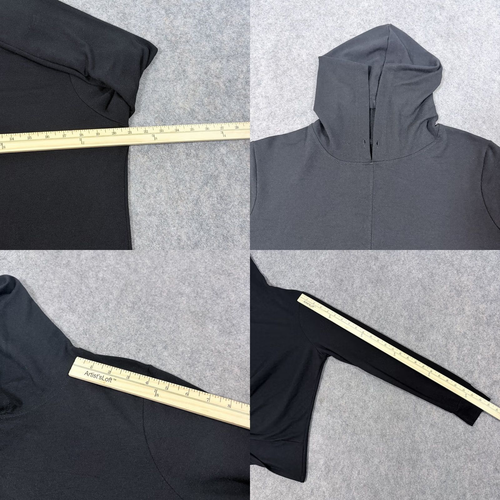 Vintage Adrienne Vittadini Sport Pullover Hoodie Women Large Black XS? Size L / US 10 / IT 46 - 9 Thumbnail
