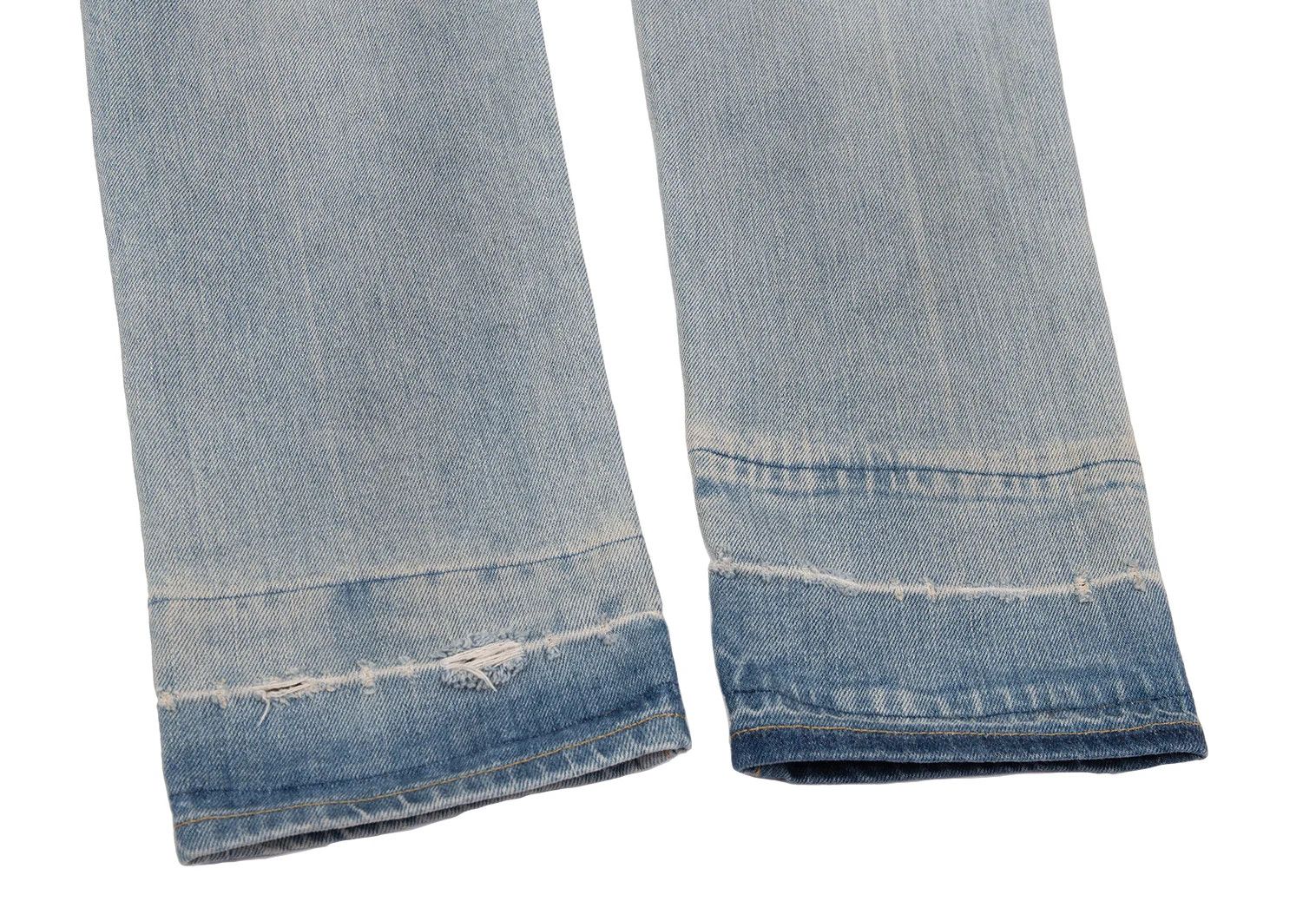 Maison Margiela Bleached Denim Pants in Indigo Light, Size 31 Size US 31 - 13 Thumbnail