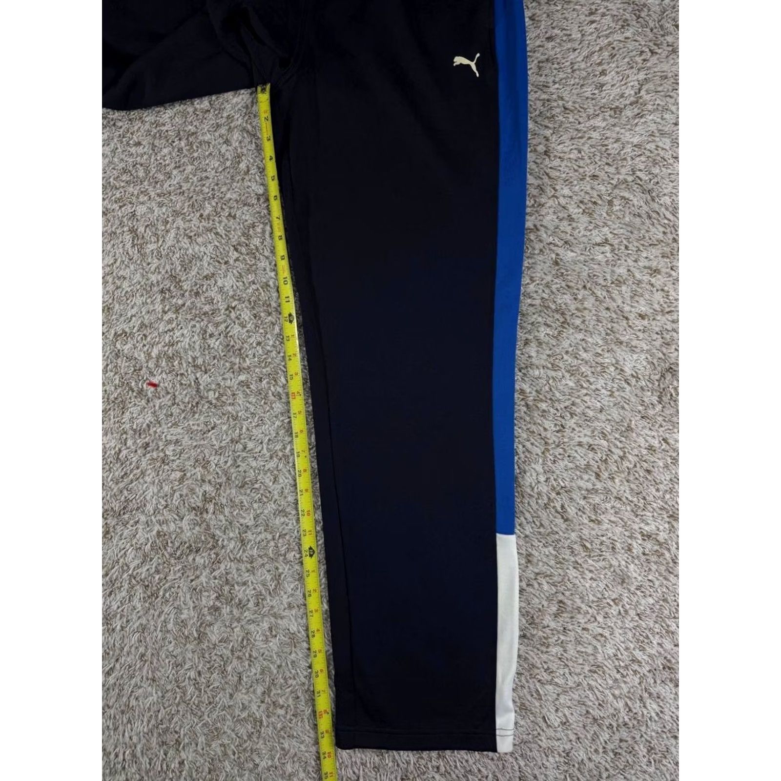 Puma VINTAGE PUMA Track Pants Men 2XL Black Side Stripe Running Jogging Athletic Trousers Size US 39 - 5 Thumbnail