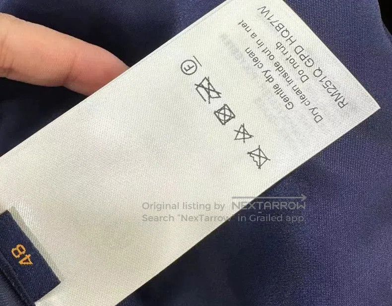 Louis Vuitton Louis Vuitton Blue Baseball Jacket for All Seasons. Size US L / EU 52-54 / 3 - 3 Thumbnail