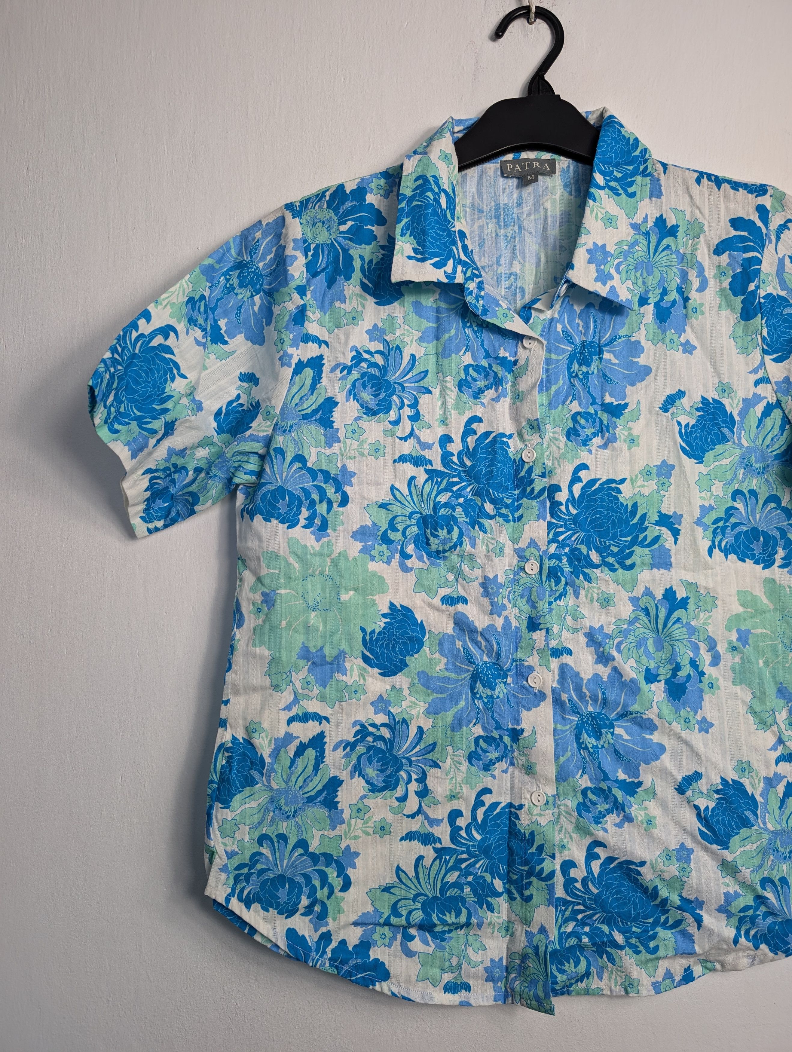 Vintage Vintage Y2K Hawaiian Shirt - Summer Floral Palm Tree Print Size M / US 6-8 / IT 42-44 - 2 Thumbnail