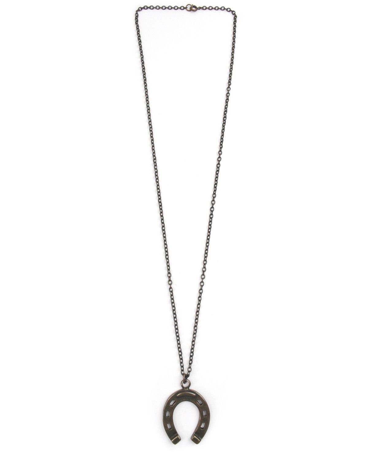 Hysteric Glamour 1990S JAPANESE MADE LUCKY HORSESHOE WESTERN BRASS NECKLACE Size ONE SIZE - 2 Thumbnail