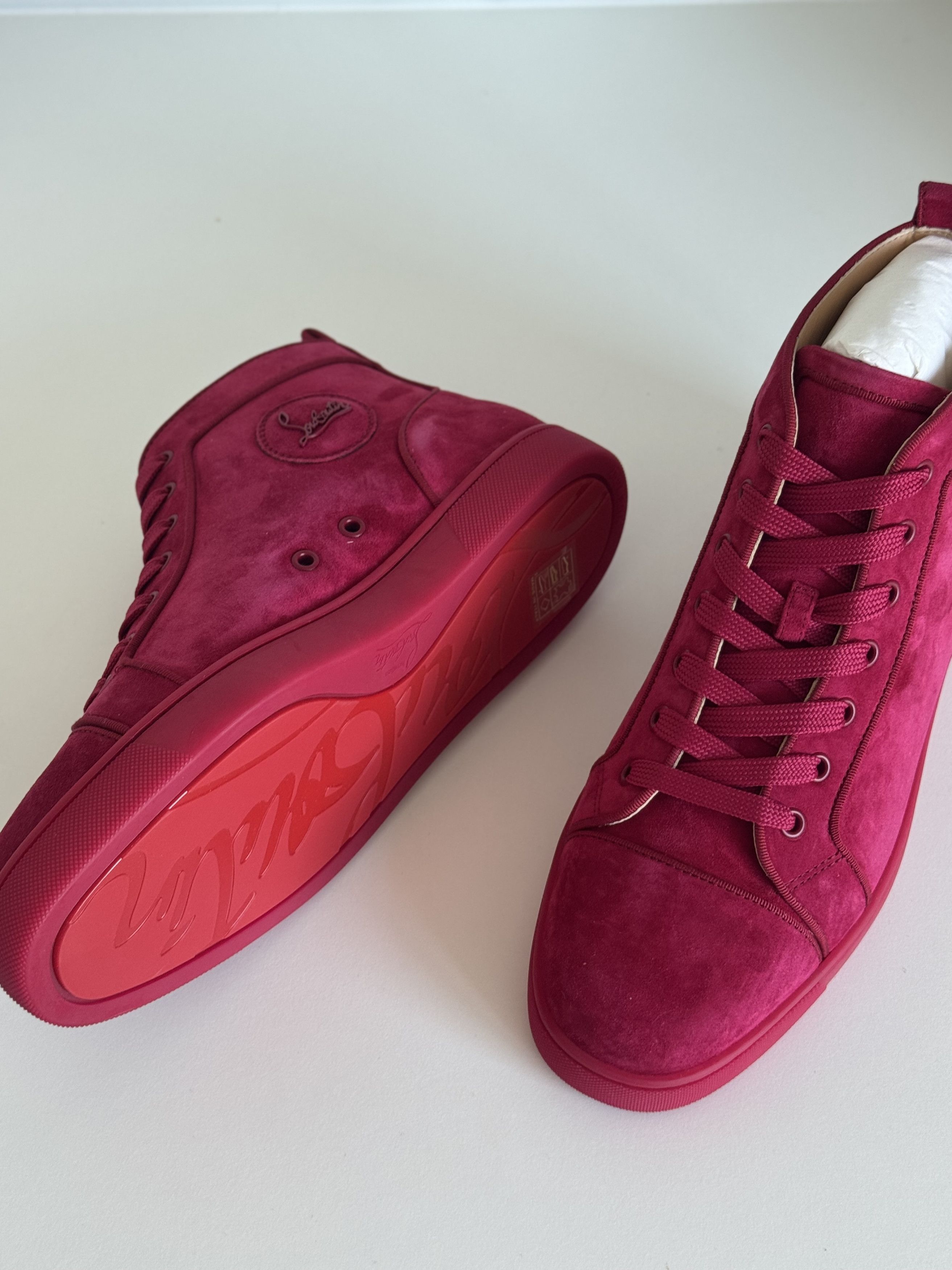Christian Louboutin Louboutin High | Cherry color | Size 41 | Brand new Size US 8 / EU 41 - 10 Thumbnail