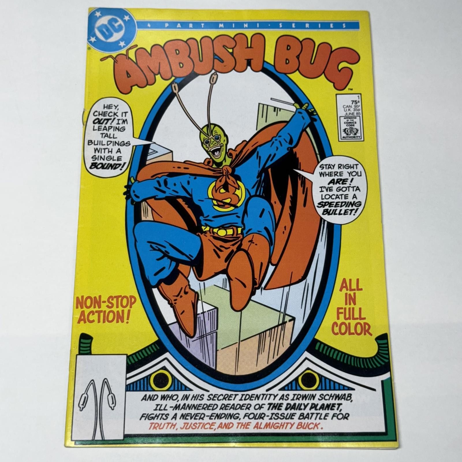 DC DC Comics Ambush Bug #1 1985 VF/NM+ Comic Book Size ONE SIZE - 1 Thumbnail