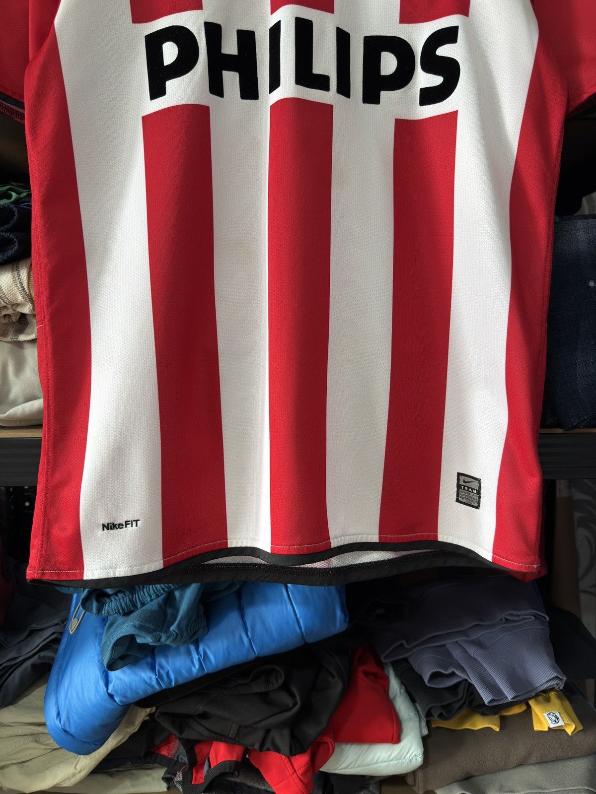 Nike × Vintage Vintage Nike PSV Eindhoven 2009/10 Home Shirt Soccer Jersey Size US M / EU 48-50 / 2 - 6 Thumbnail