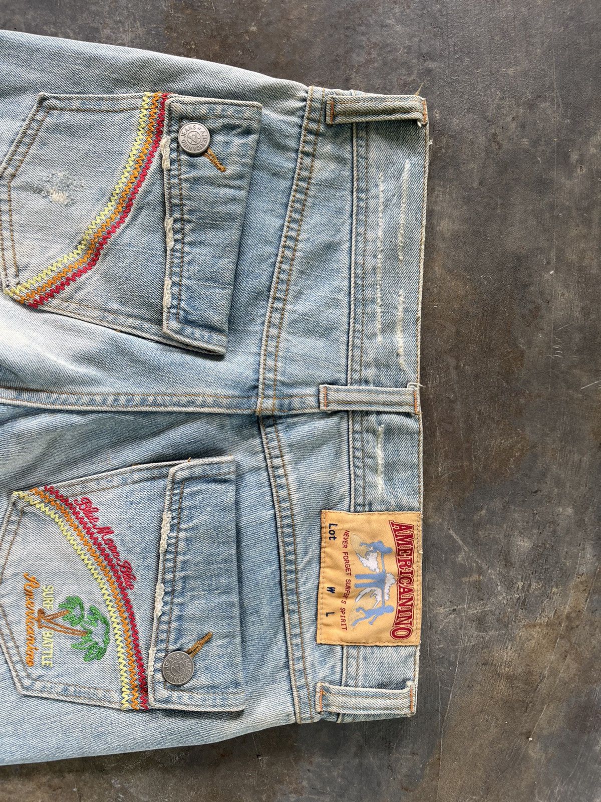 Hysteric Glamour × Vintage Vintage Inspired Hysteric Distressed Denim Size US 31 - 3 Thumbnail