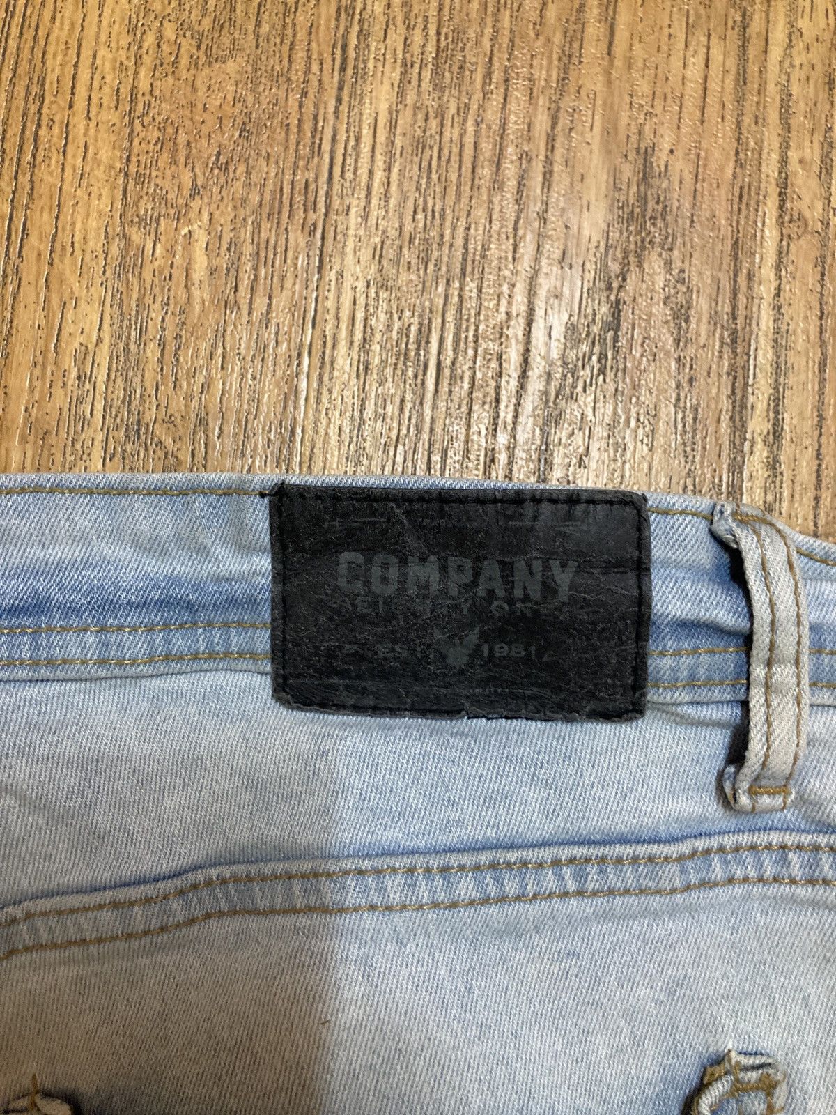 Other Company brand jeans with paint stains Size US 34 / EU 50 - 2 Thumbnail
