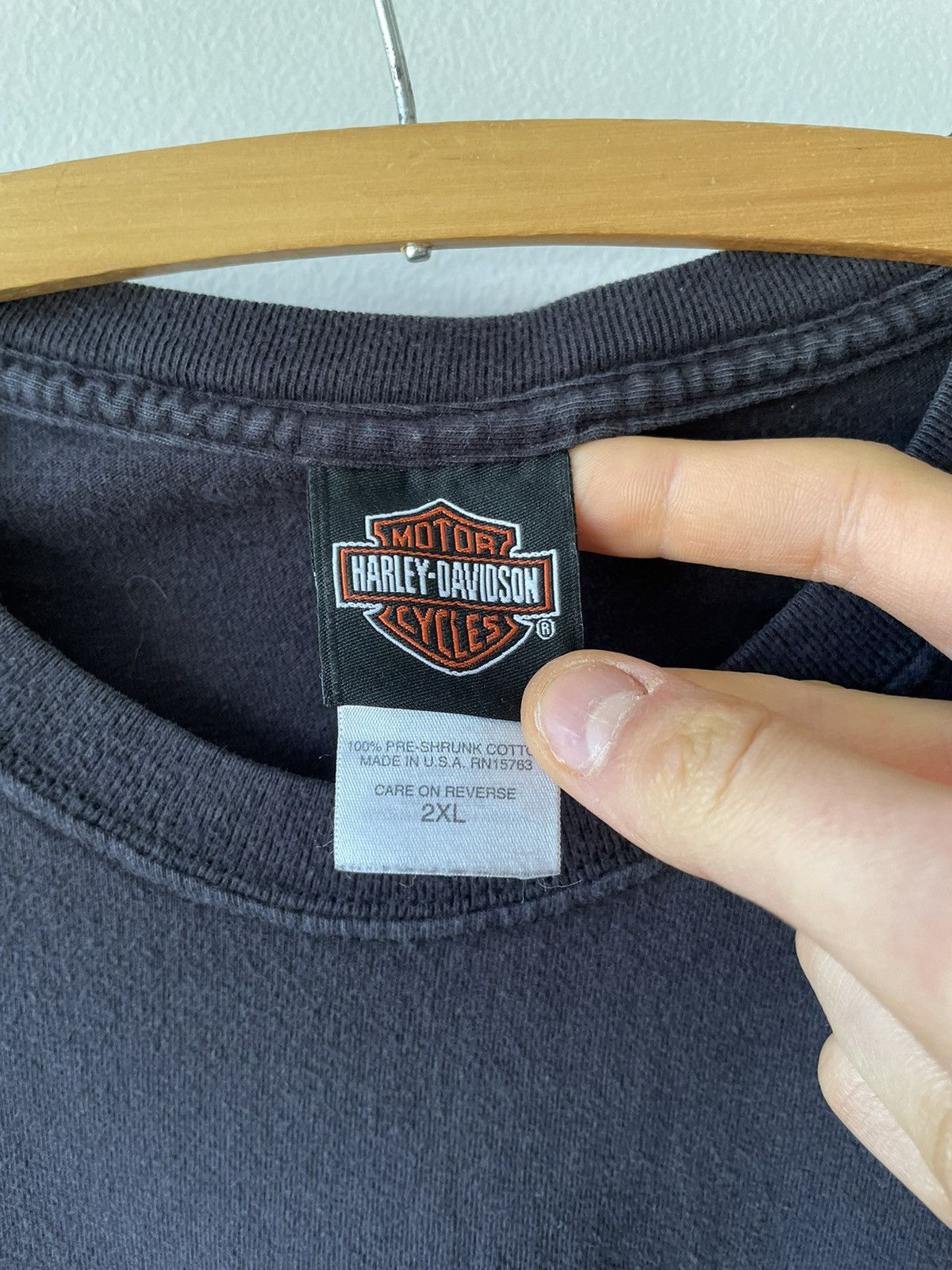 Harley Davidson × Vintage Vintage Oversized Flames Harley Davidson Dice tee Size US XXL / EU 58 / 5 - 3 Thumbnail