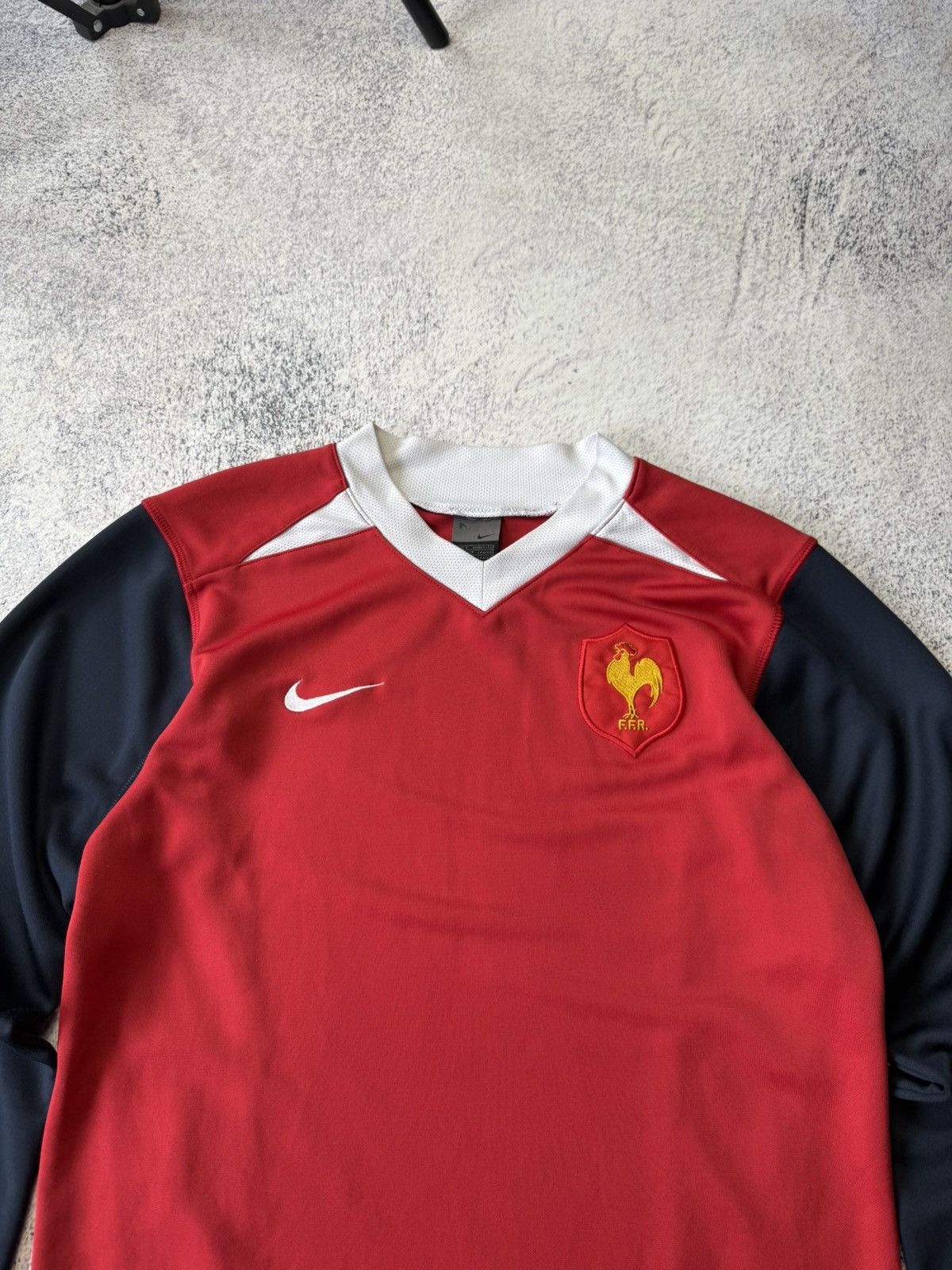 Nike Vintage Nike Y2K 2004 France National Team Longsleeve Jersey Size US S / EU 44-46 / 1 - 2 Thumbnail