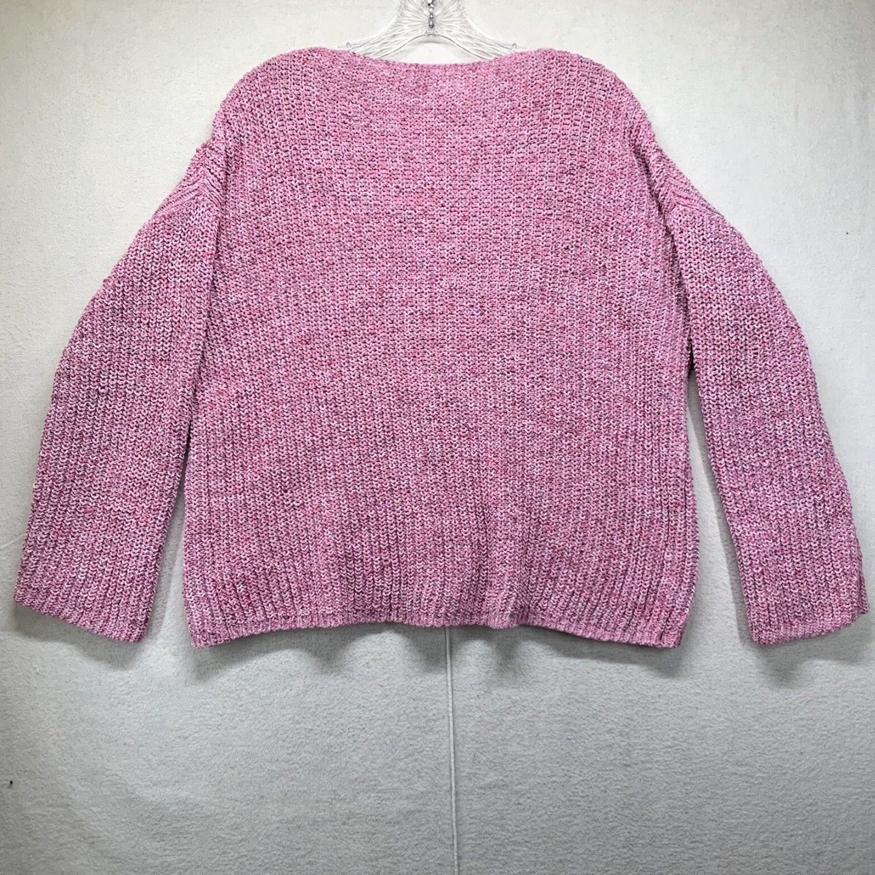 Gap The GAP Women's Small Pink Chunky Knit Sweater Pullover Oversized Size S / US 4 / IT 40 - 2 Thumbnail