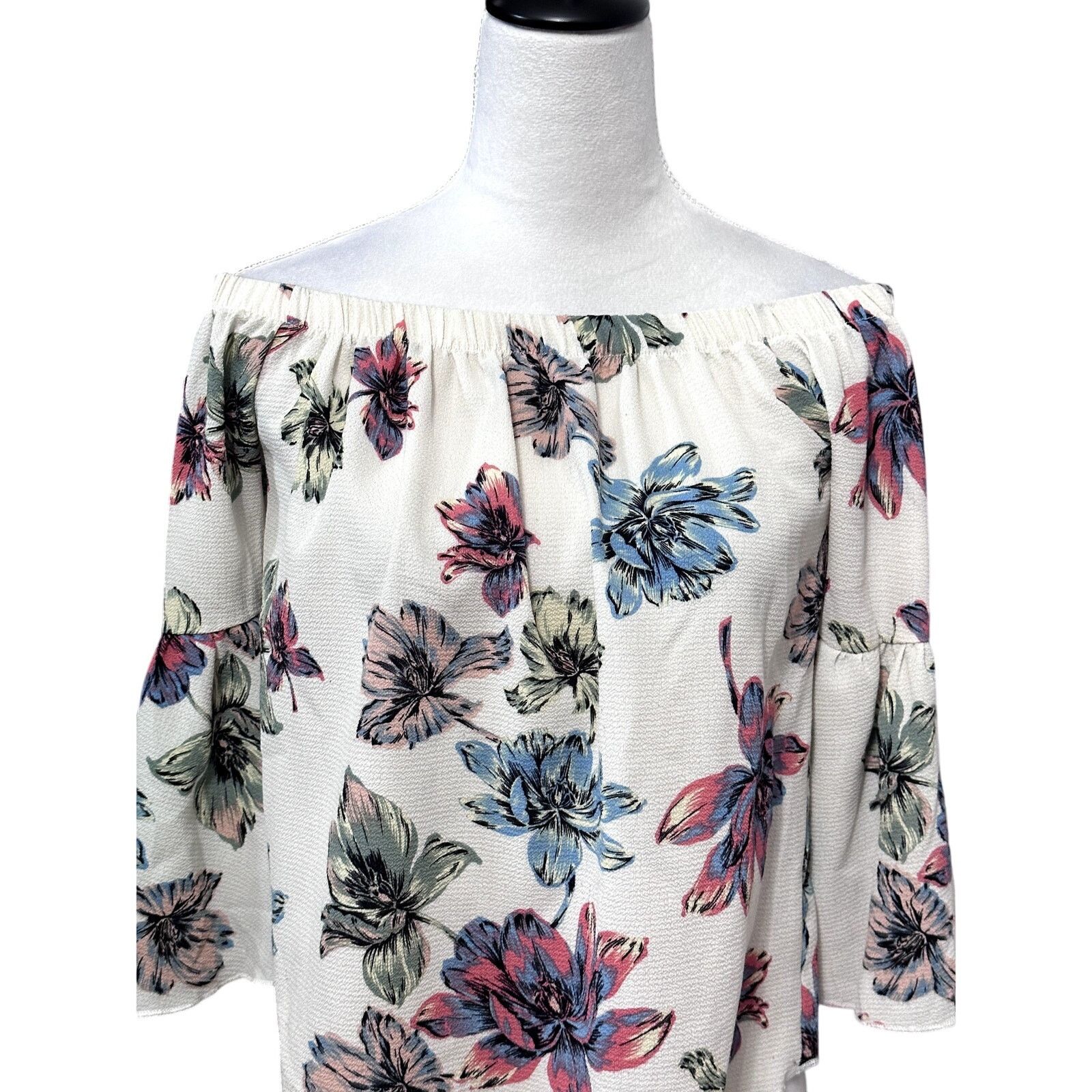 Other Charlotte Russe Blouse Floral Off Shoulder Multicolor S Size S / US 4 / IT 40 - 2 Thumbnail