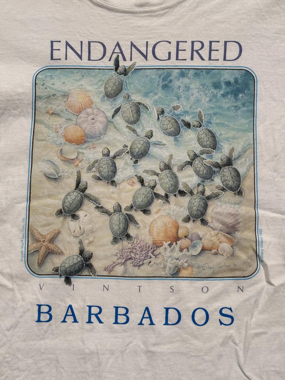 Other Vintage Baby Sea Turtles Shirt Sherry Vinston 92 Barbados XL Size US XL / EU 56 / 4 - 3 Thumbnail