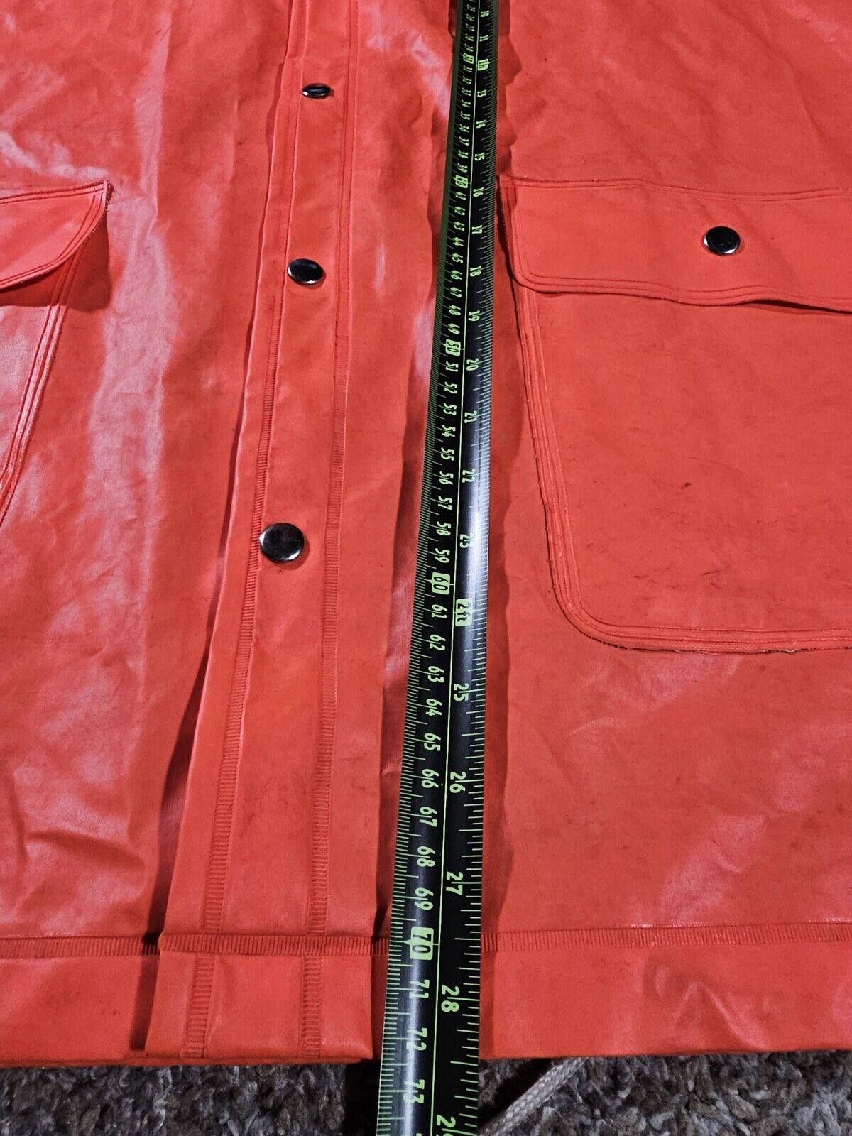 Designer Thermosport Jacket Medium Orange Rain Coat Utility Size US M / EU 48-50 / 2 - 4 Thumbnail