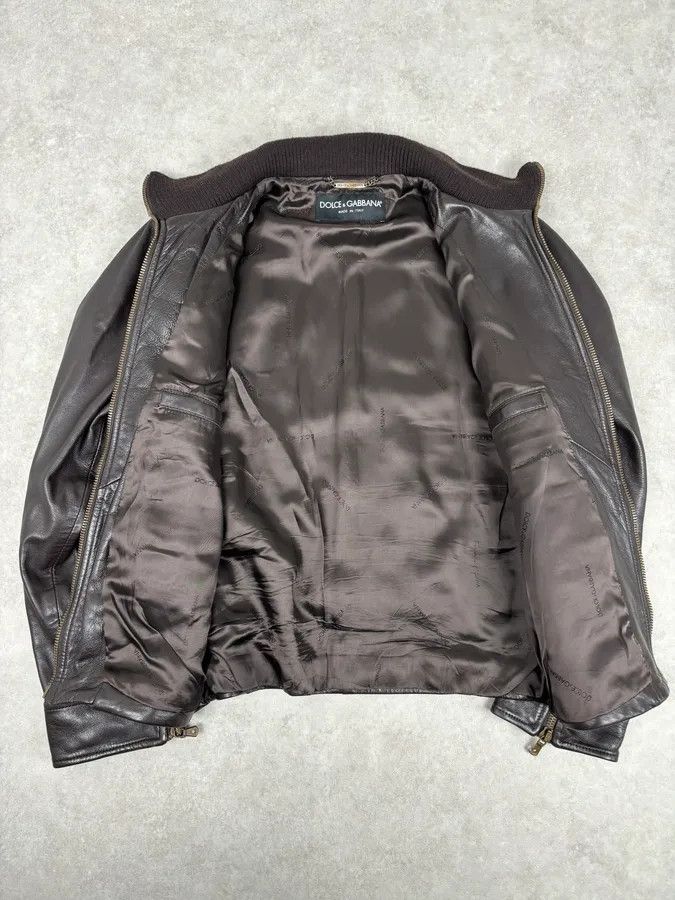 Dolce & Gabbana AW2003 Dolce & Gabbana Layered Multi Zip Leather Jacket Size US M / EU 48-50 / 2 - 9 Thumbnail