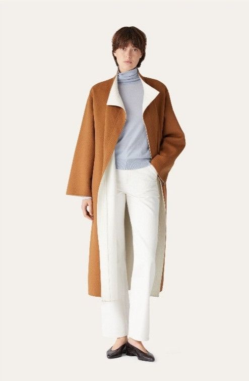 Loro Piana o1srvl11e0824 Neo Piuma Turtleneck Sweater in Light Blue Size M / US 6-8 / IT 42-44 - 3 Thumbnail