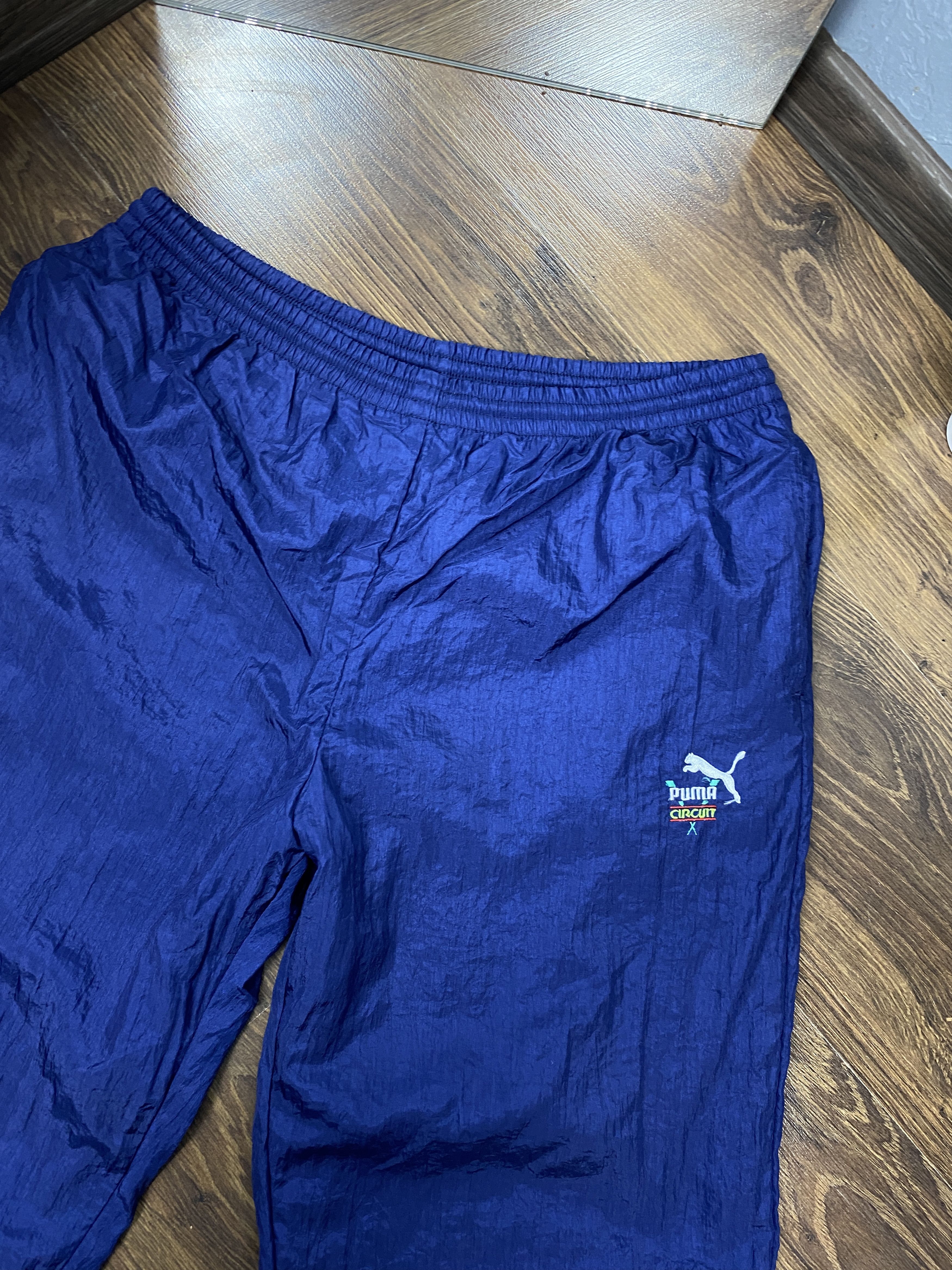 Puma Puma Circuit vintage baggy parachute nylon track pants y2k Size US 34 / EU 50 - 2 Thumbnail