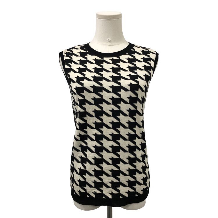 Dior Christian Dior Houndstooth Sleeveless Sweater FR 38 Size S / US 4 / IT 40 - 1 Thumbnail