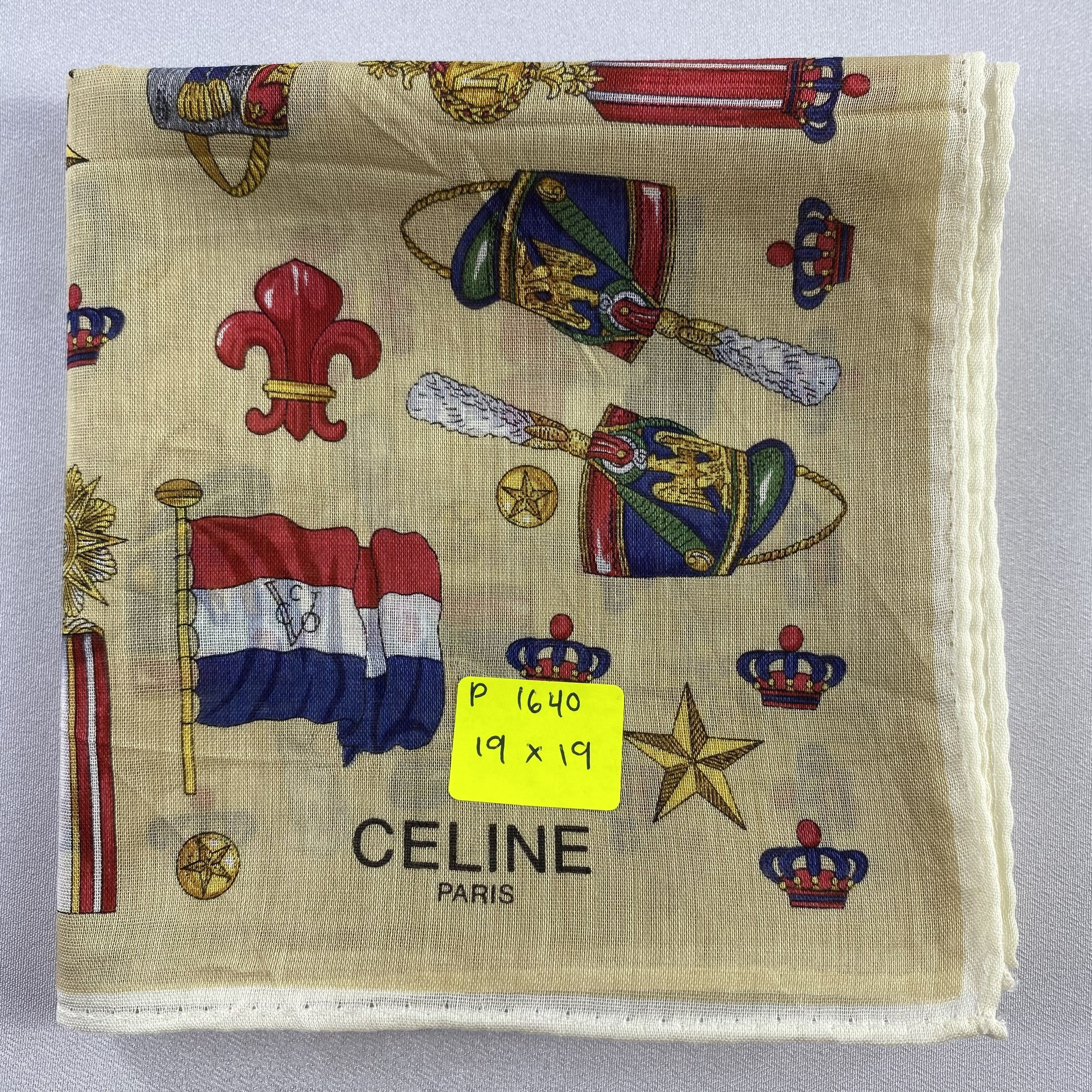 Celine × Vintage Celine Handkerchief / Neckerchief / Bandana-P1640 Size ONE SIZE - 5 Thumbnail