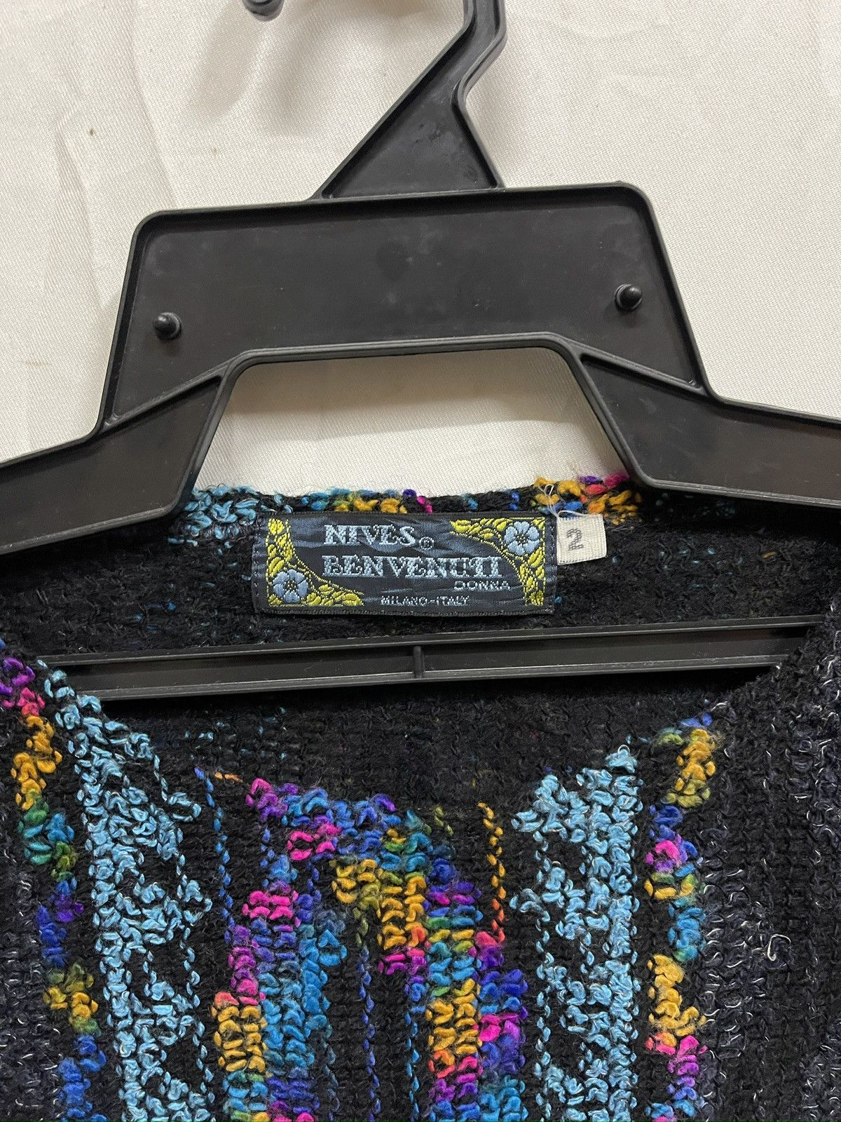 Vintage RARE‼️ Knitwear NIVES BENVENUTI Size XS / US 0-2 / IT 36-38 - 5 Thumbnail
