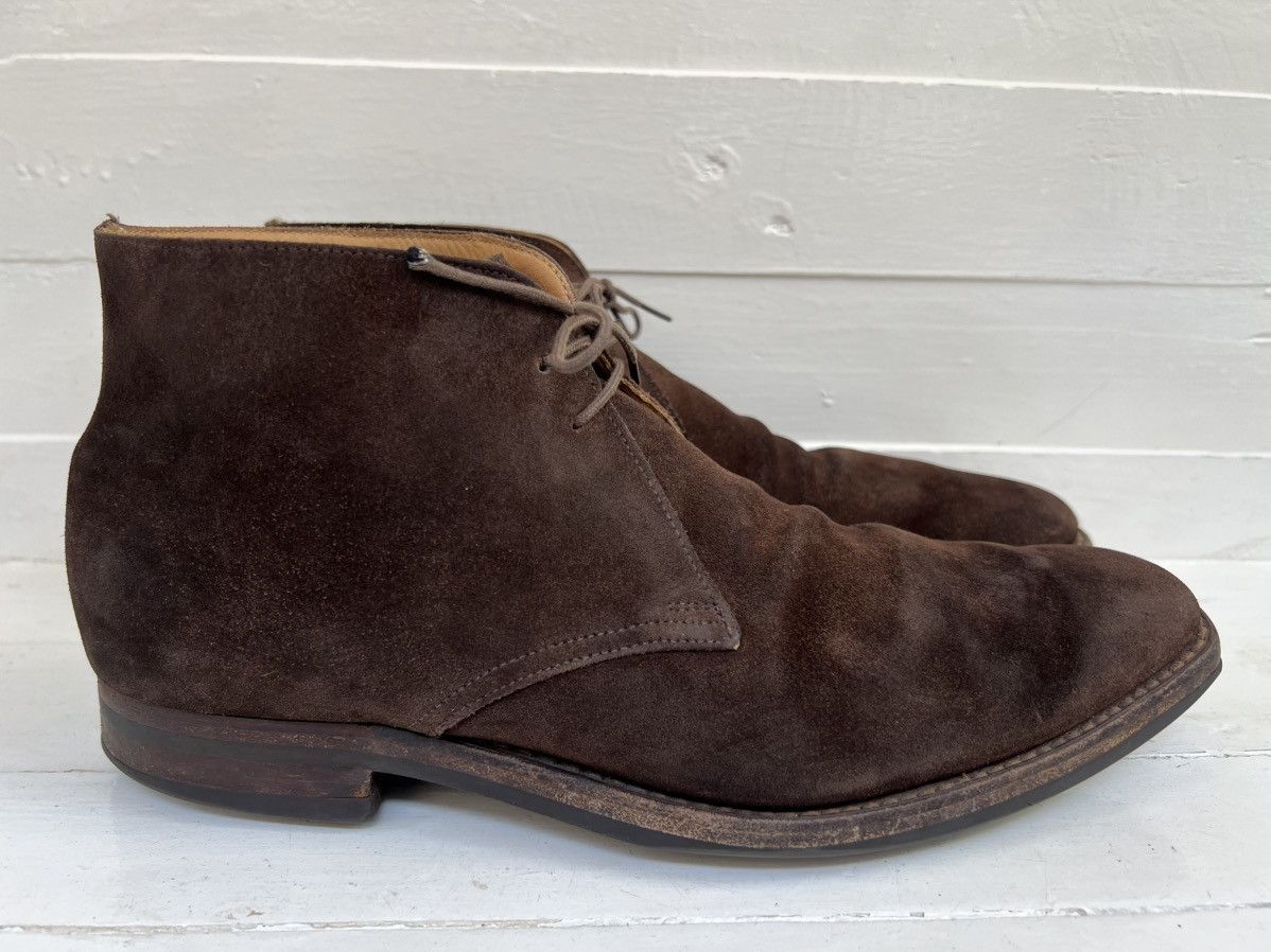 Crockett & Jones Crockett & Jones Tetbury Brown Suede Chukka Lace Up Boots Size US 8.5 / EU 41-42 - 6 Thumbnail