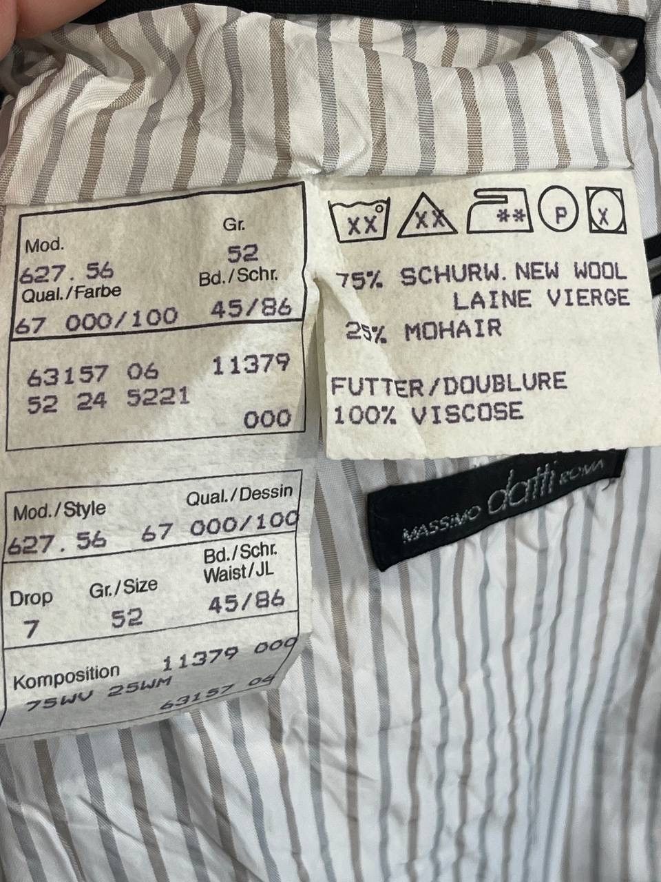 Vitale Barberis Canonico Vitale Barberis Canonico Double-Breasted Blazer Jacket 40R Size 42R - 7 Thumbnail