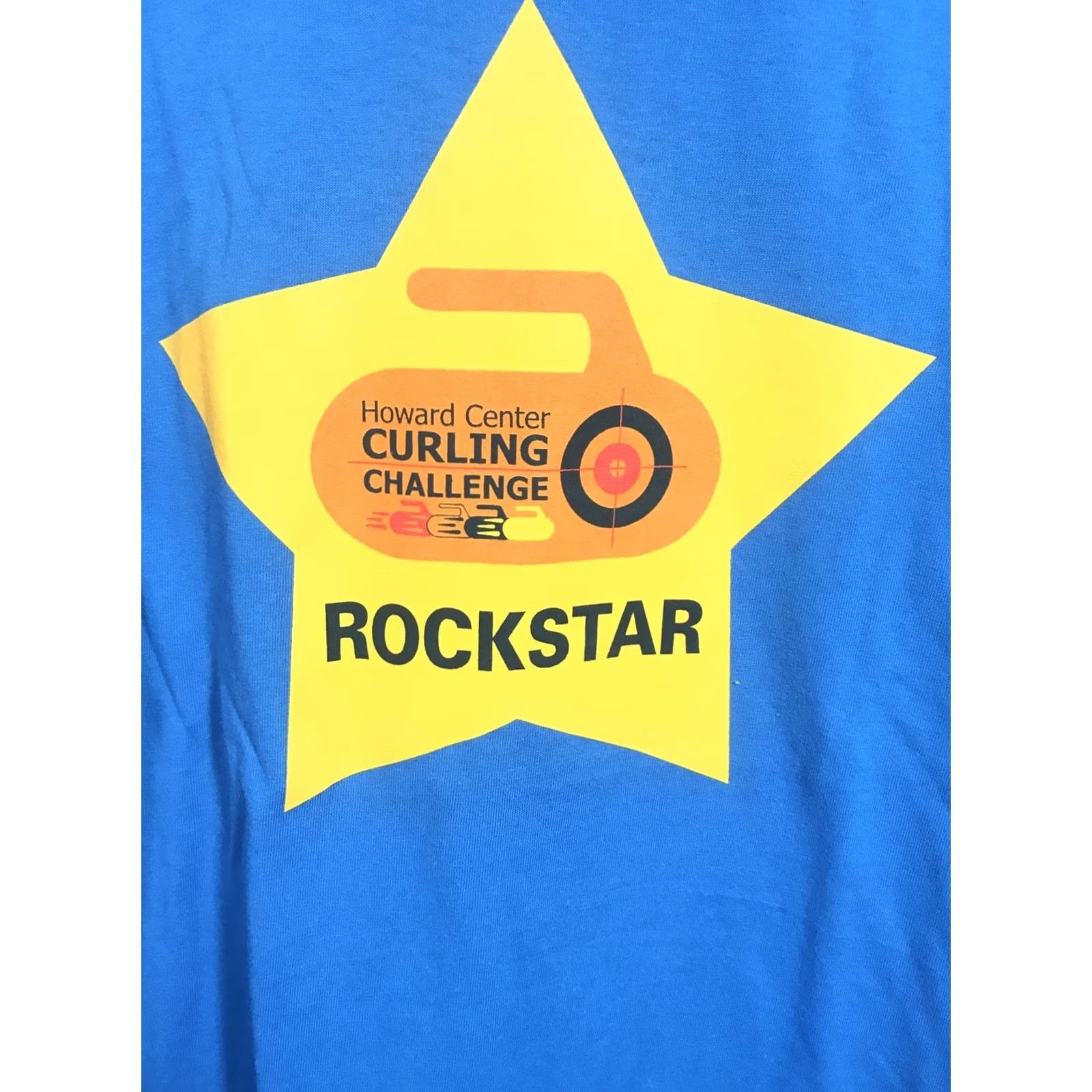 Gildan Gildan T-Shirt Size L Howard Center Curling Challenge Rockstar Men's -D51 Size US L / EU 52-54 / 3 - 2 Thumbnail