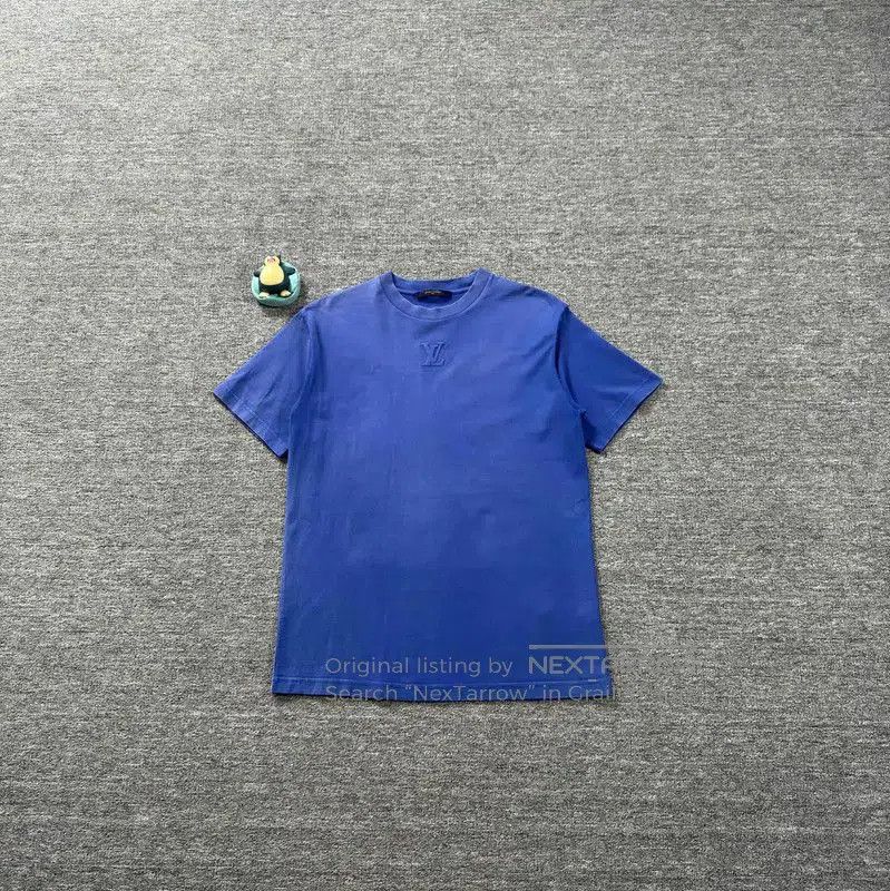Louis Vuitton Louis Vuitton Blue Cotton Men's T-Shirt . Size US M / EU 48-50 / 2 - 1 Thumbnail