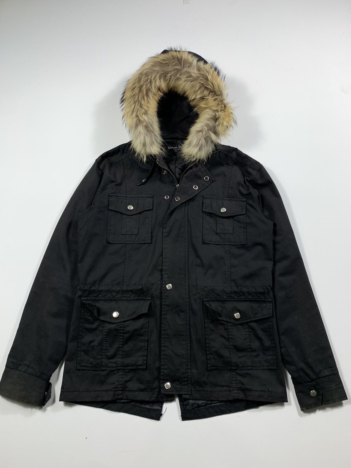 If Six Was Nine × Japanese Brand × Le Grande Bleu (L.G.B.) Crazy Fesyen Fur faded zip Hoodie ifsixwasnine lgb style Size US L / EU 52-54 / 3 - 1 Thumbnail