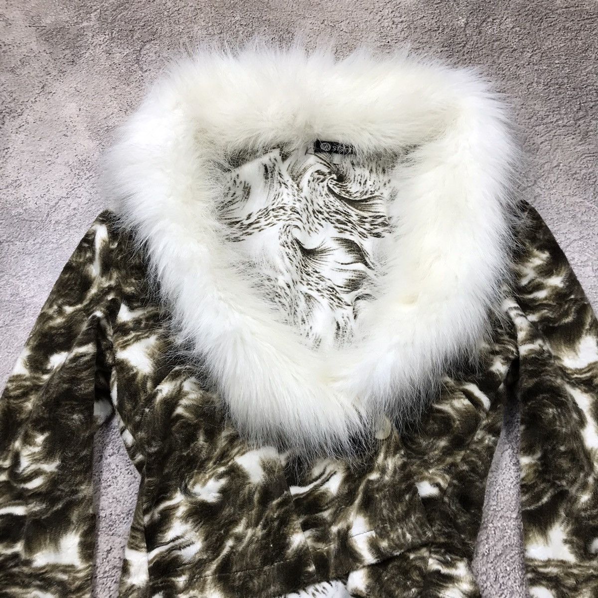 Vintage Vintage Y2K Mohair Cropped Jacket Avant Garde Streetwear S Size S / US 4 / IT 40 - 3 Thumbnail