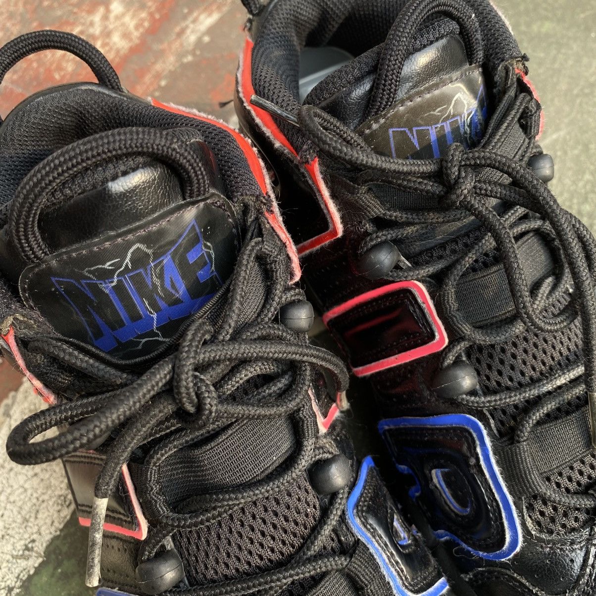 Nike Nike air more uptempo 96 kids electric black bright crimson Size US 6 / IT 36 - 5 Thumbnail