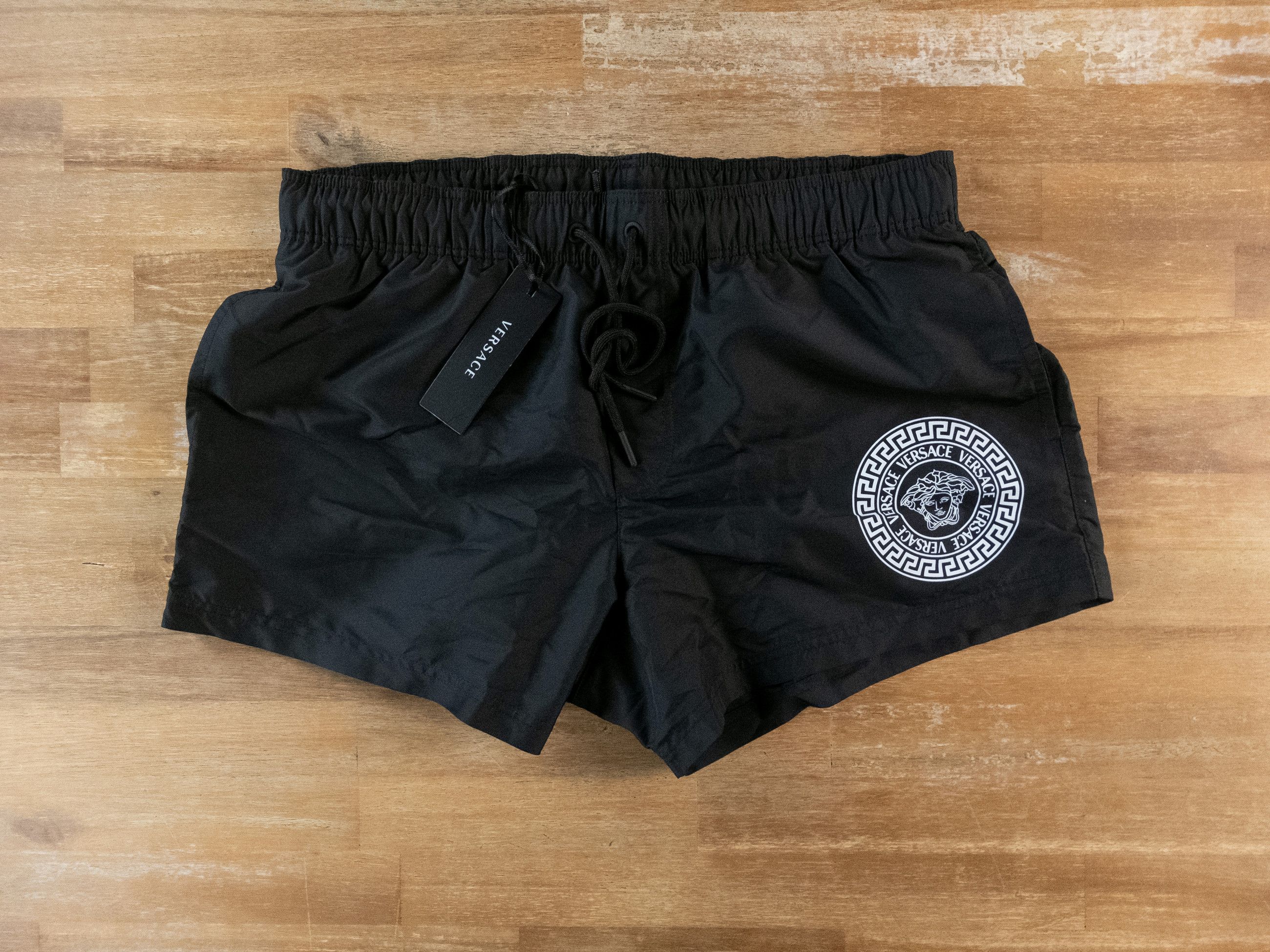 VERSACE black Medusa logo swim shorts 4 Medium trunks