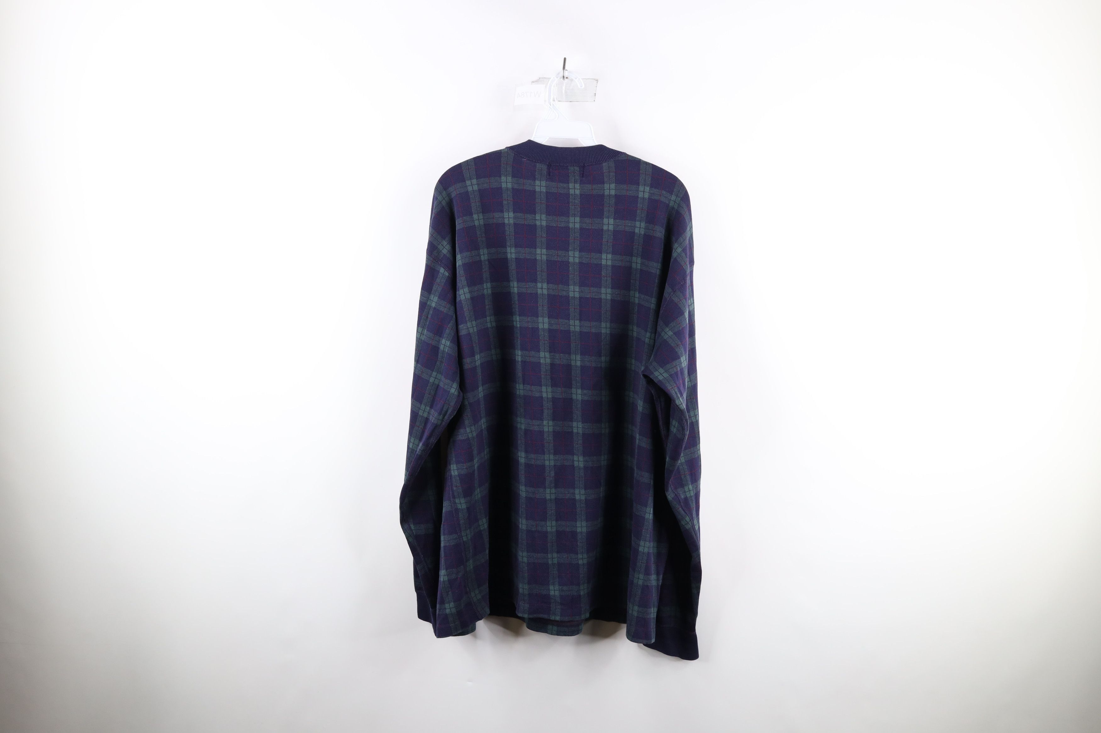 Eddie Bauer Vintage 90s Eddie Bauer Long Sleeve Henley T-Shirt Plaid USA Size US L / EU 52-54 / 3 - 9 Thumbnail