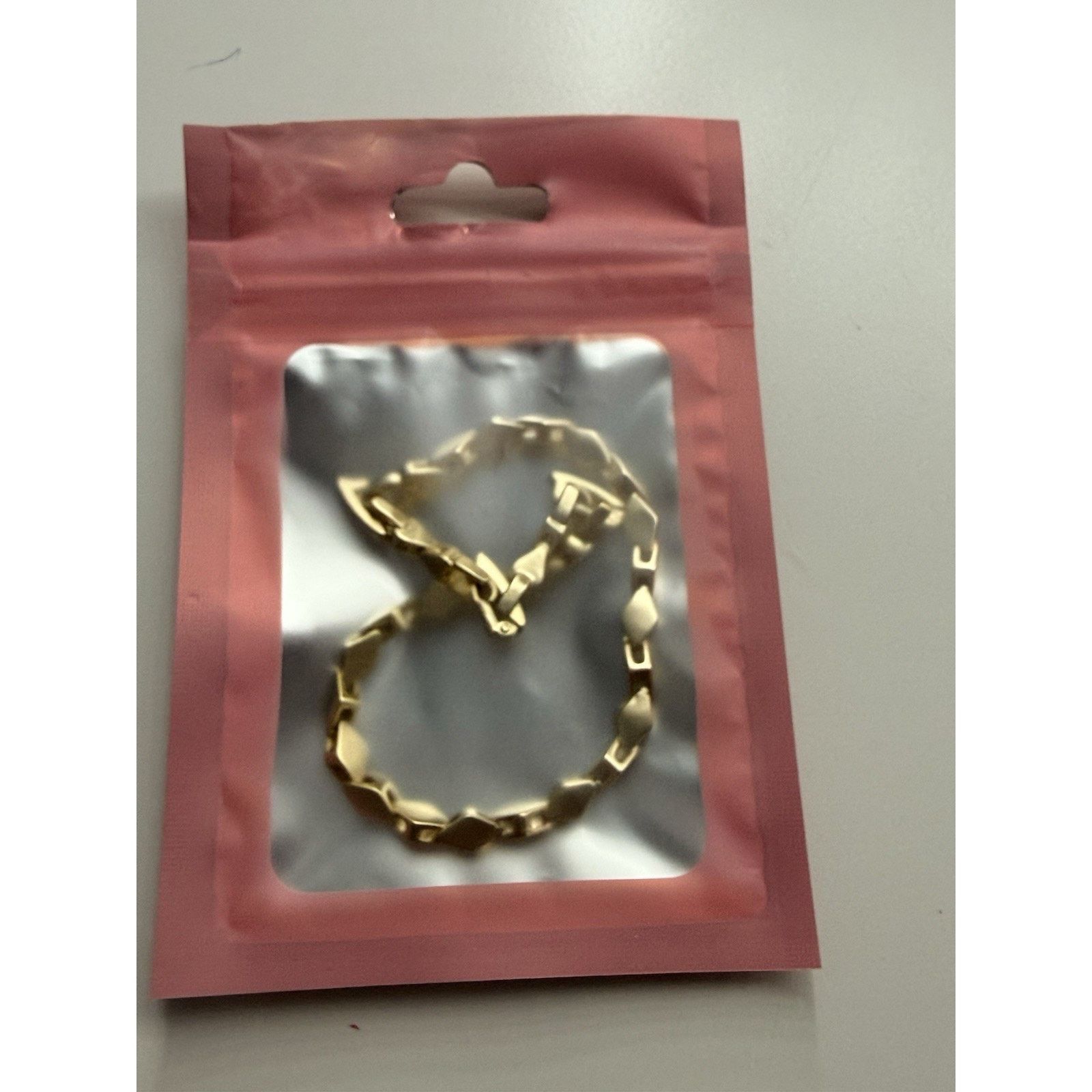 & Other Stories Gold Tone Metal Chain Bracelet Asymmetrical Geometric Size ONE SIZE - 4 Thumbnail