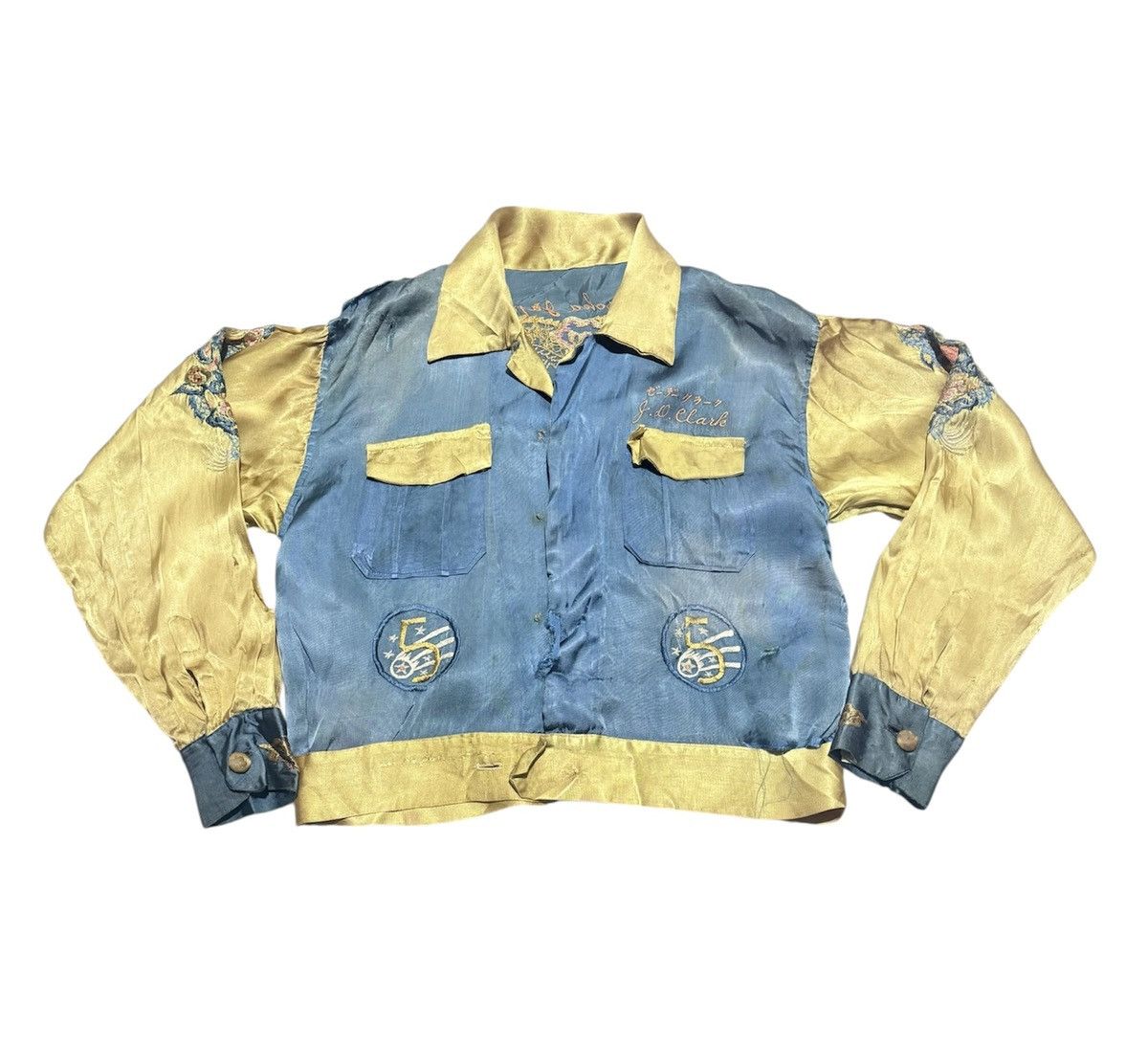 Vintage Vintage WW11 satin souvernier jacket dragon 5th air force Size US M / EU 48-50 / 2 - 4 Thumbnail