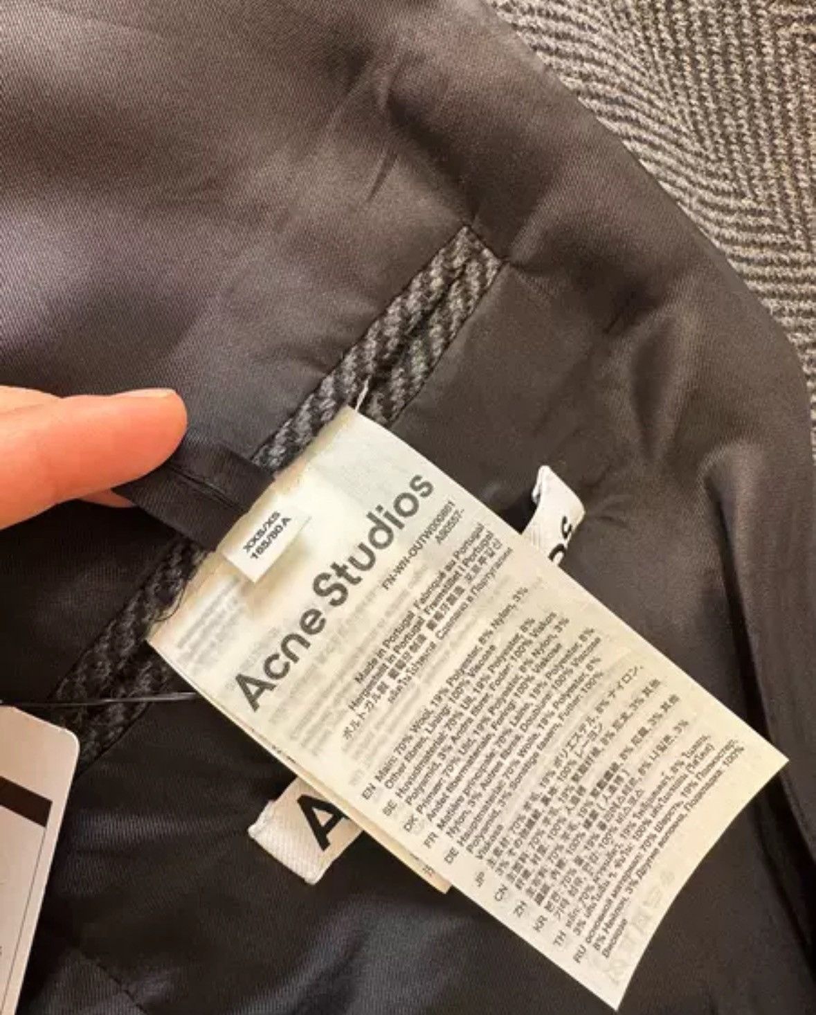 Acne Studios Acne studios Wool suit jacket 2412-Nextarrow Size US XXS / EU 40 - 4 Thumbnail