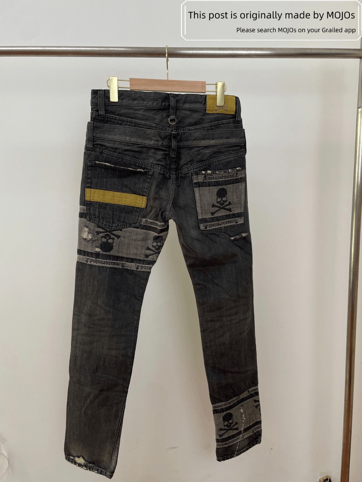 Mastermind Japan Mastermind Japan Distressed Multi Skull Stitches Denim Size US 30 / EU 46 - 2 Thumbnail