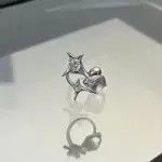 Japanese Brand Abstract Ring Stone Silver Modern Star Art Psychedelic Size ONE SIZE - 2 Thumbnail