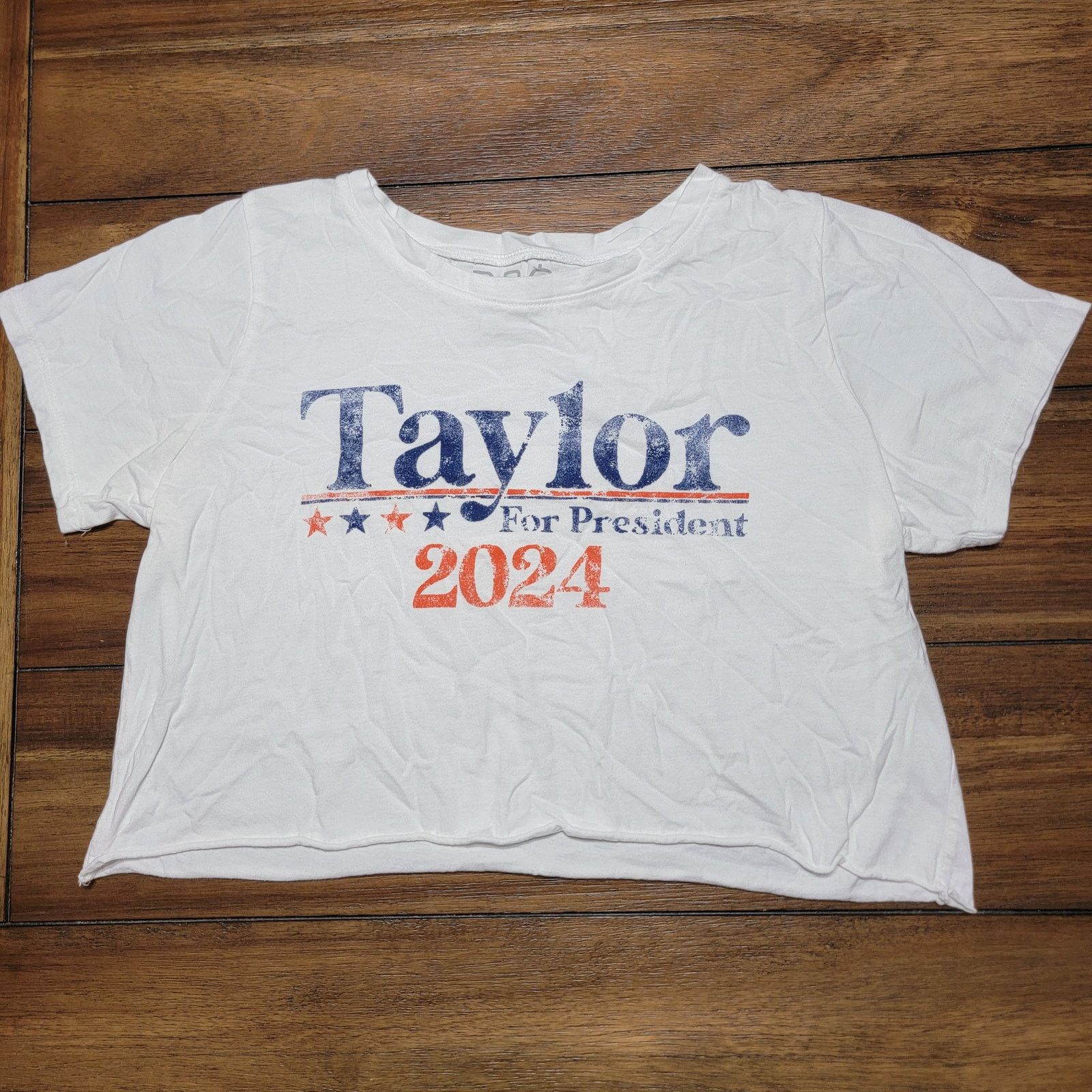 Other Taylor For President 2024 Crop Distressed Tee - Adult SMall Size S / US 4 / IT 40 - 2 Thumbnail