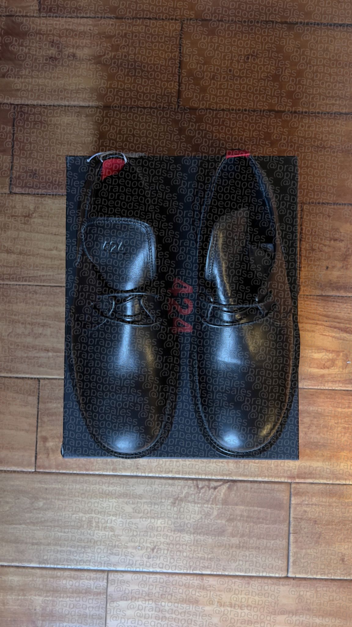 424 424 Black Leather Derbys Size US 10 / EU 43 - 2 Thumbnail